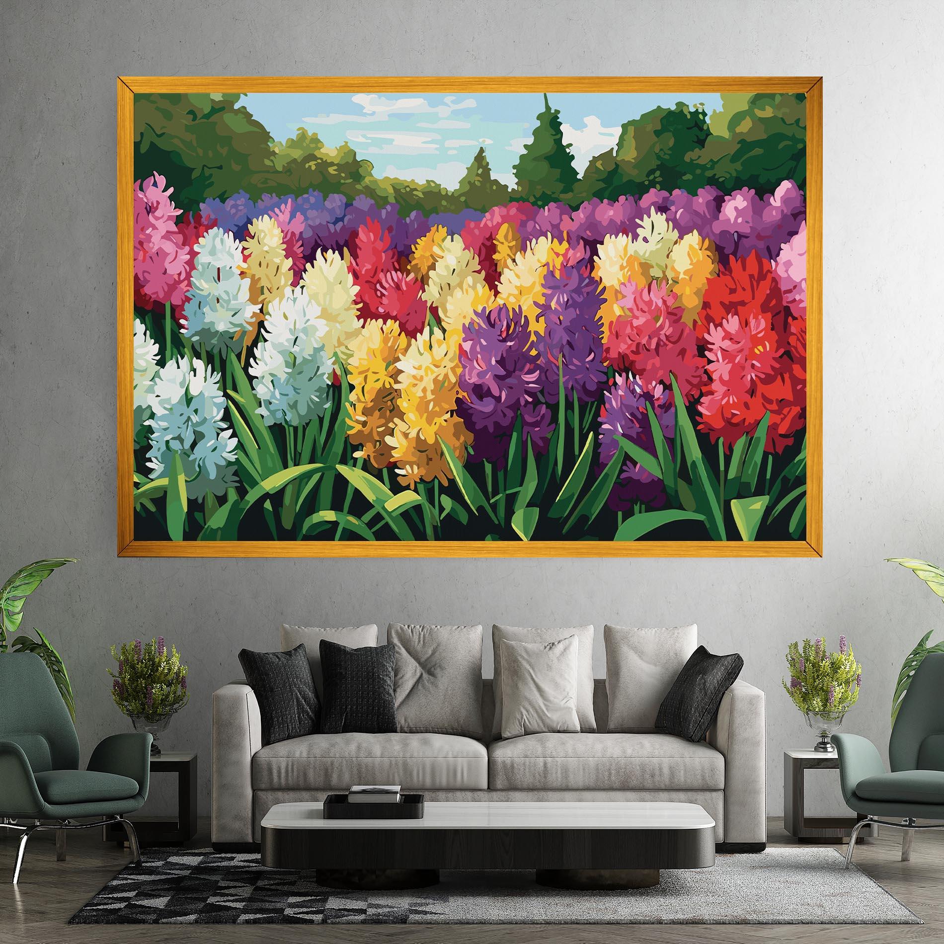 Vászonkép Pretty Colorful Spring mockup 7