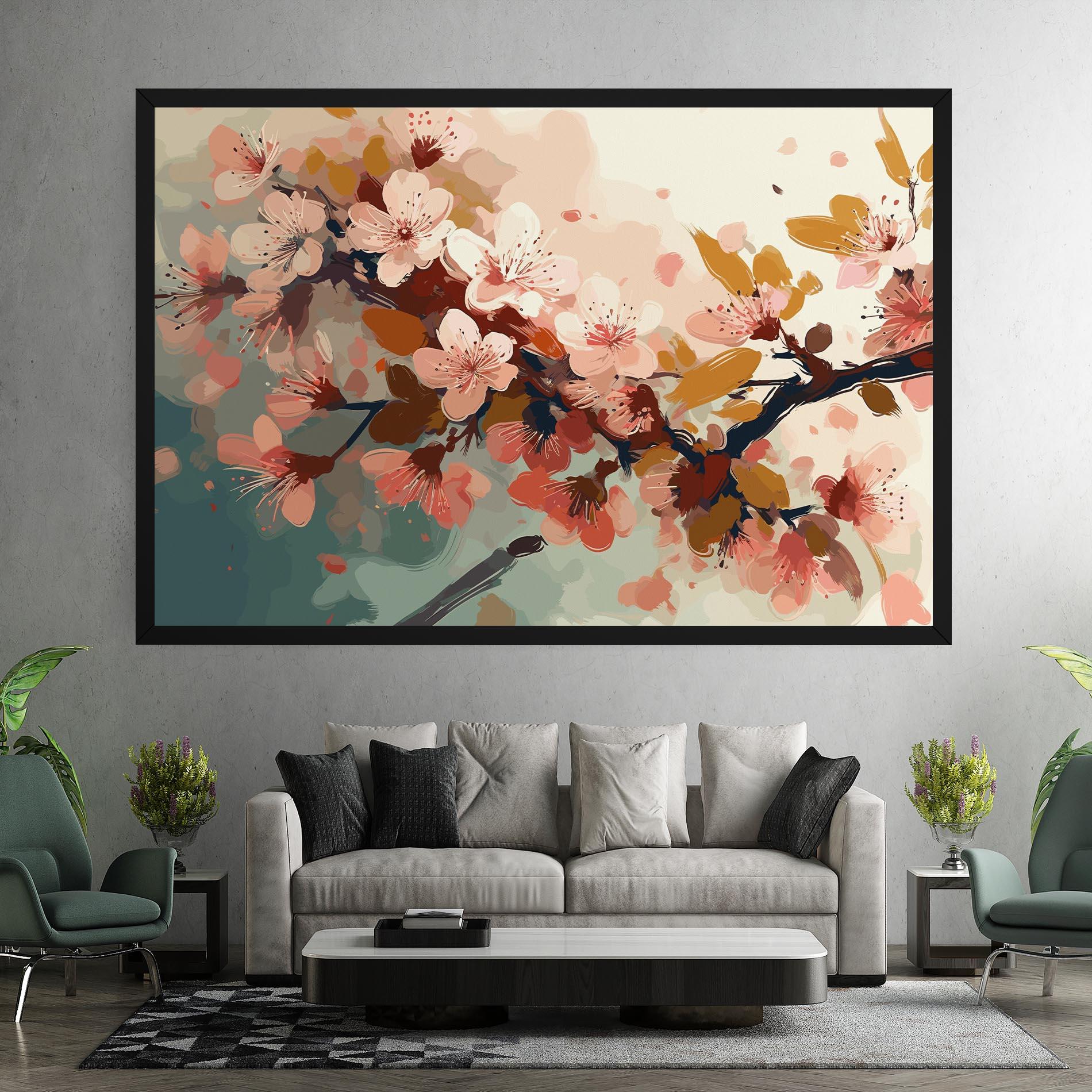 Vászonkép Cute Spring Flower mockup 7