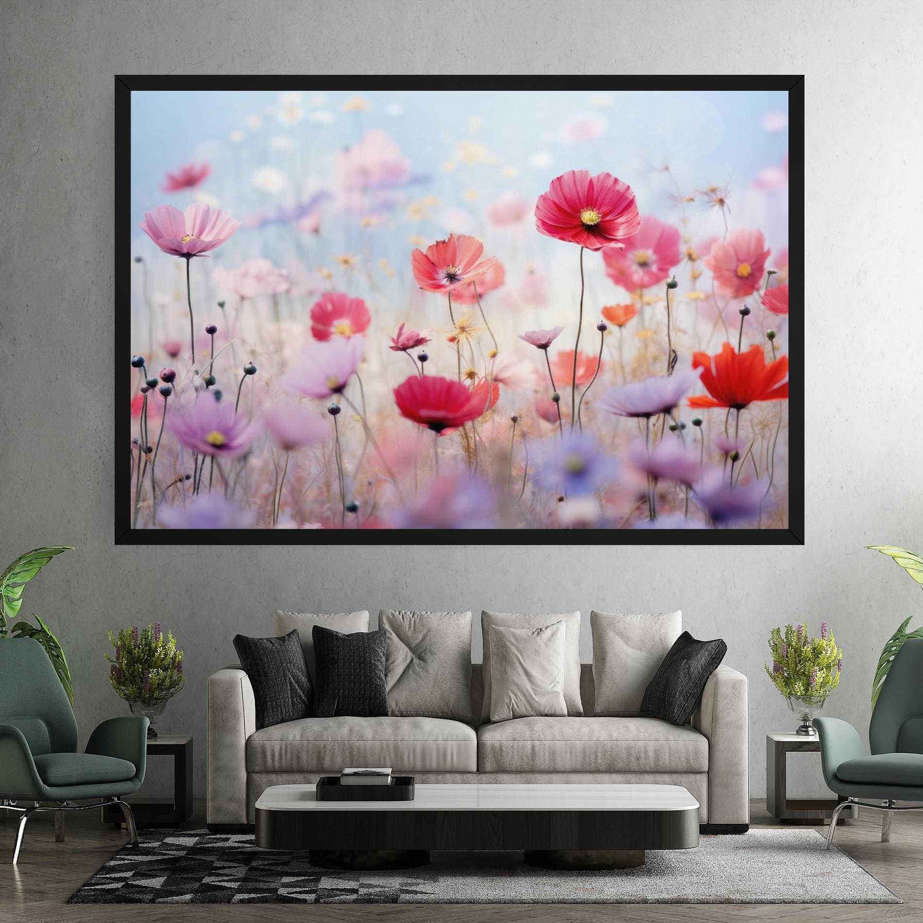 Vászonkép Dreamy Sprig Pink Flower mockup 7