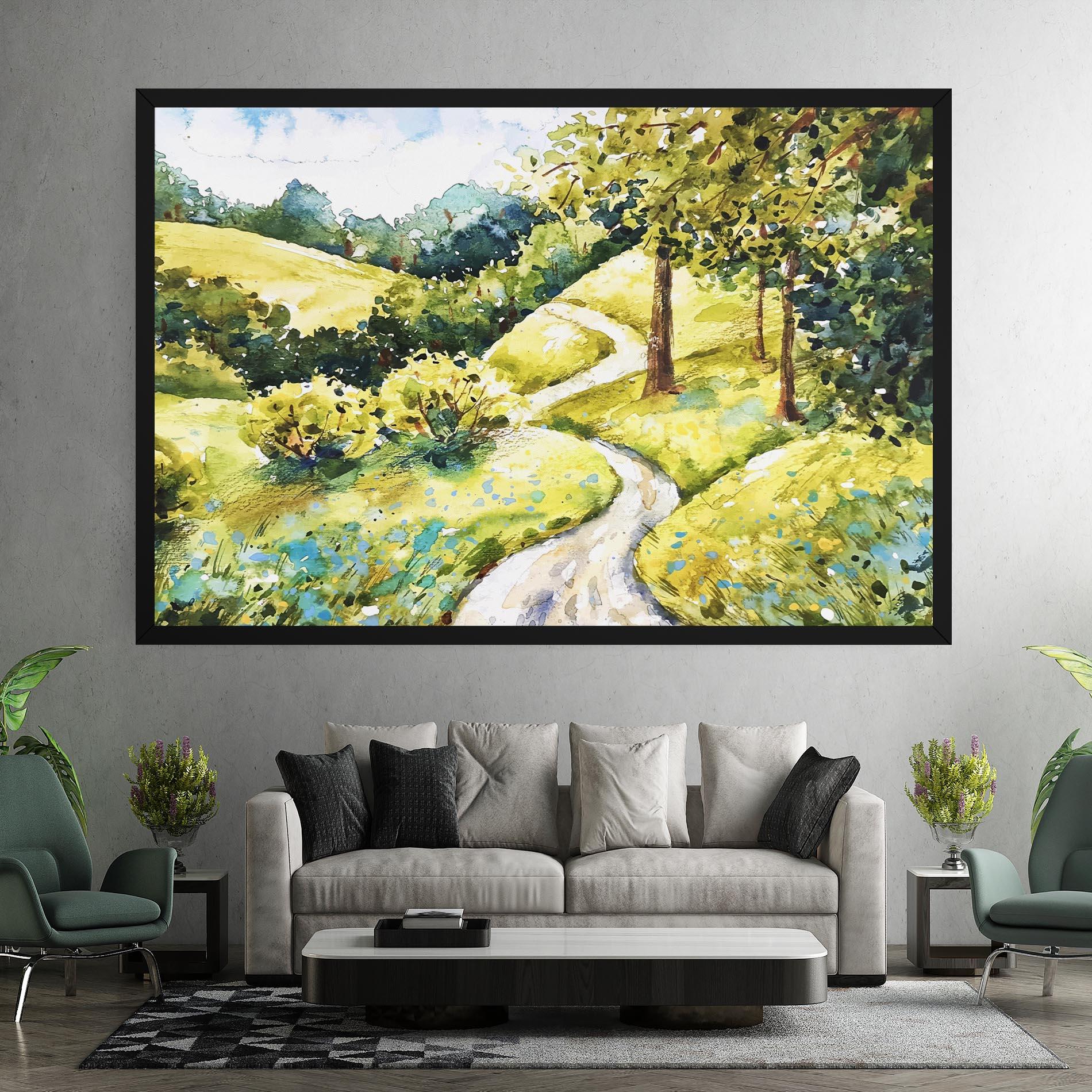 Vászonkép Fresh Spring View mockup 7