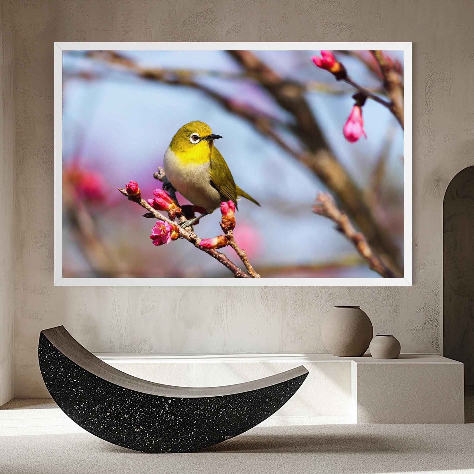 Vászonkép Cute Pink Flower Buds mockup 8