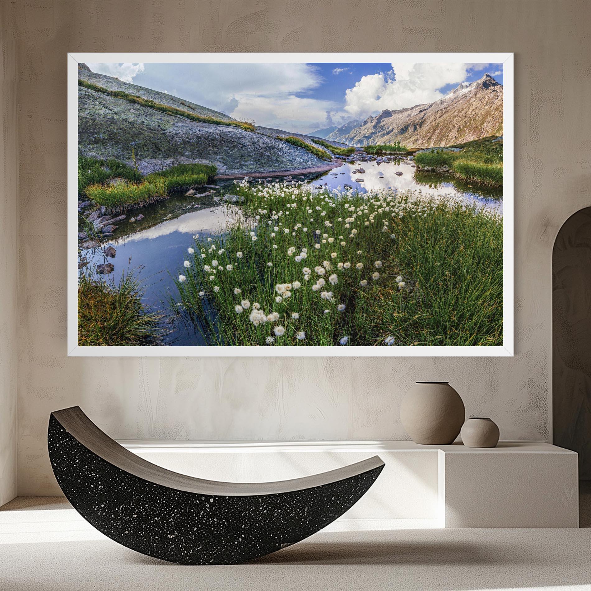 Vászonkép Lake Spring View mockup 8