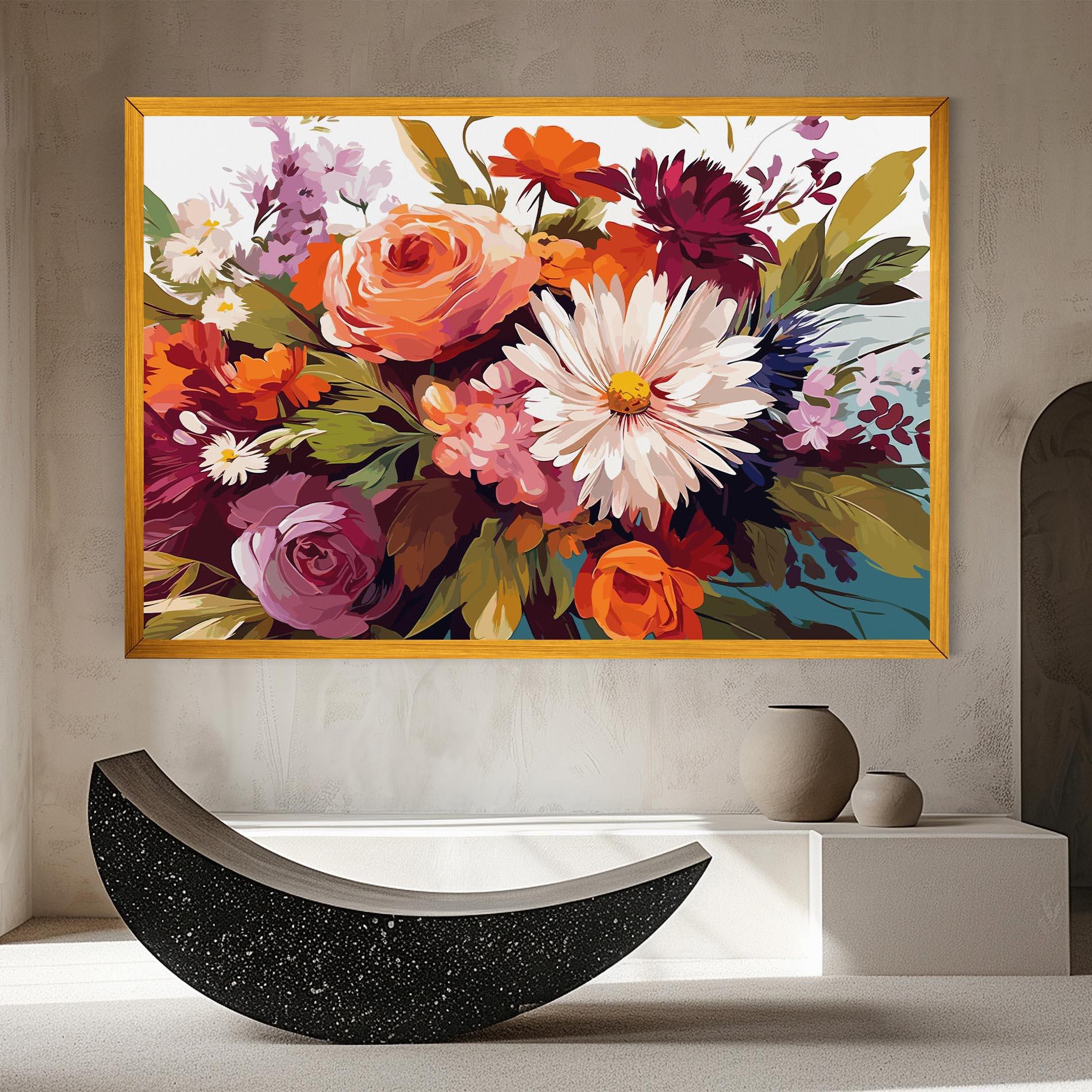 Vászonkép Cream Orange Spring mockup 8