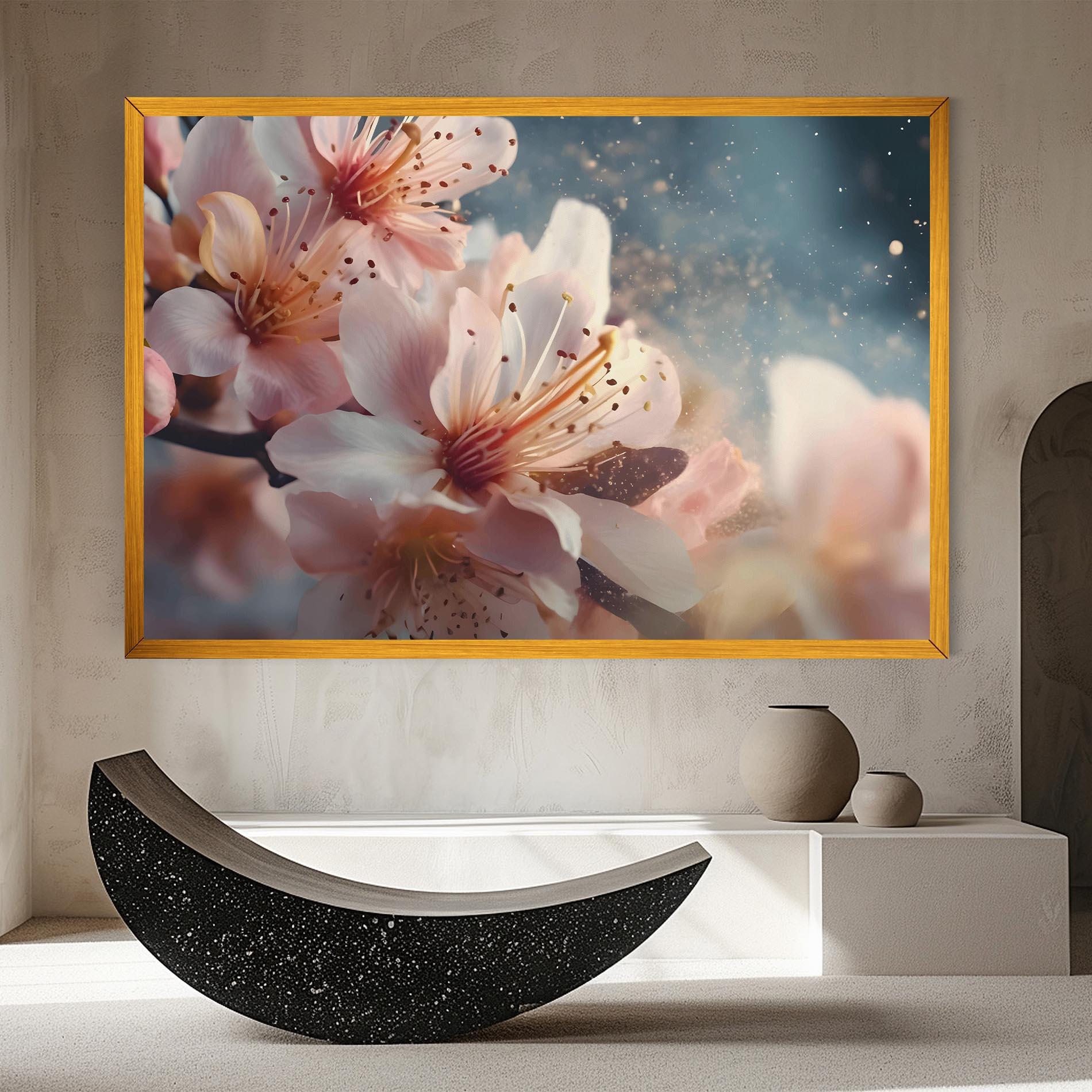 Vászonkép Flower Spring Art mockup 8
