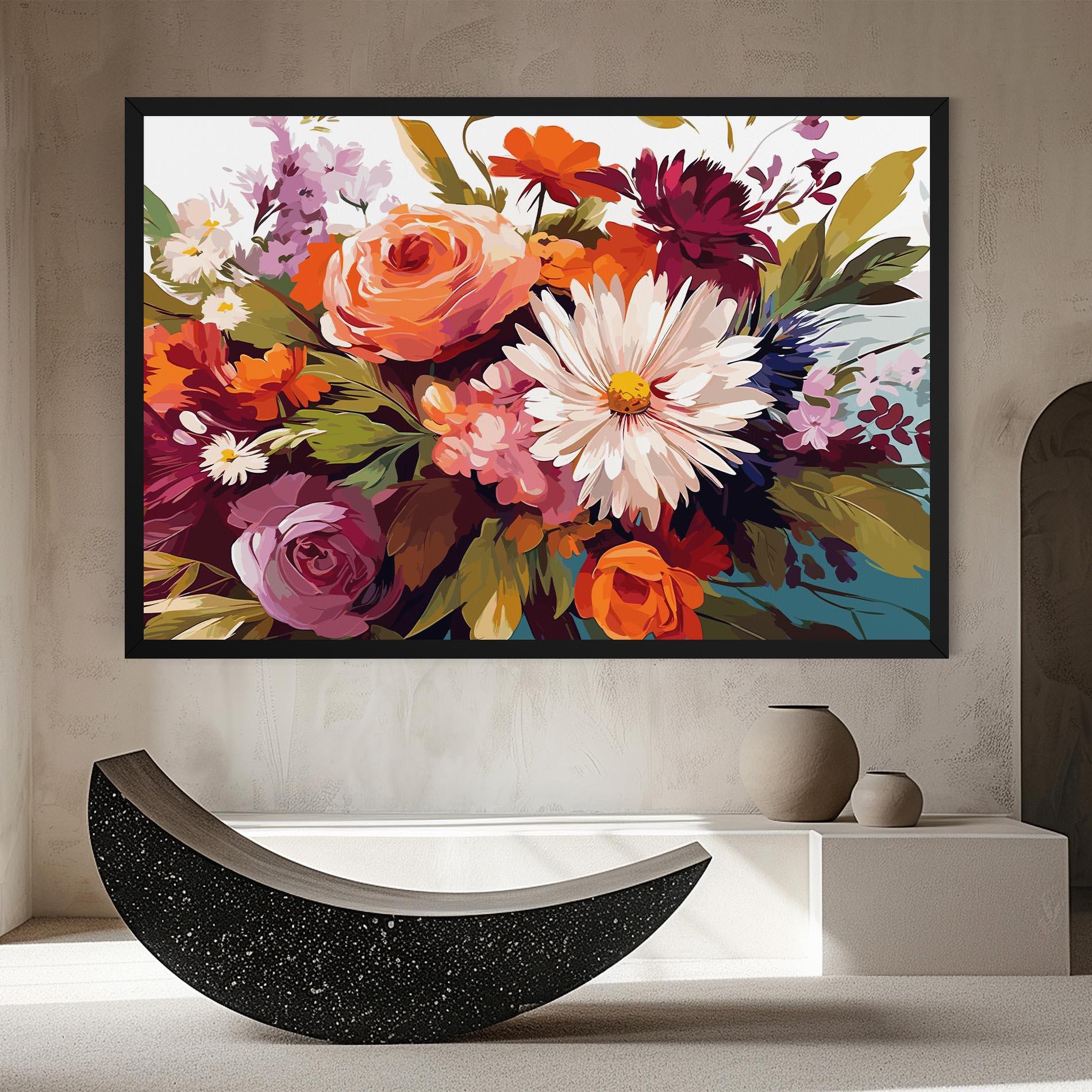 Vászonkép Cream Orange Spring mockup 8