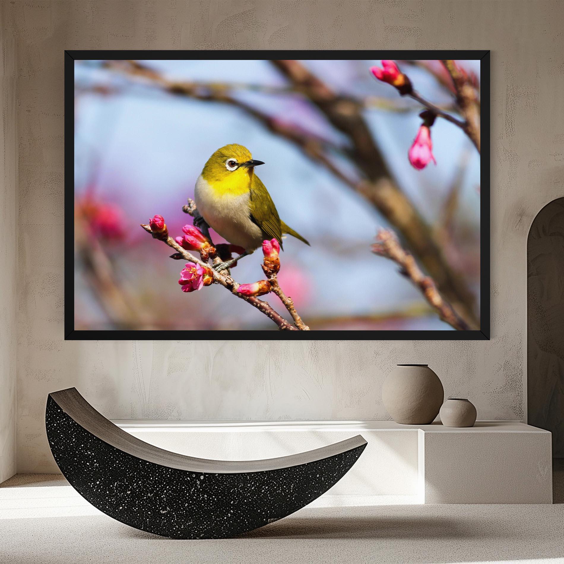 Vászonkép Cute Pink Flower Buds mockup 8