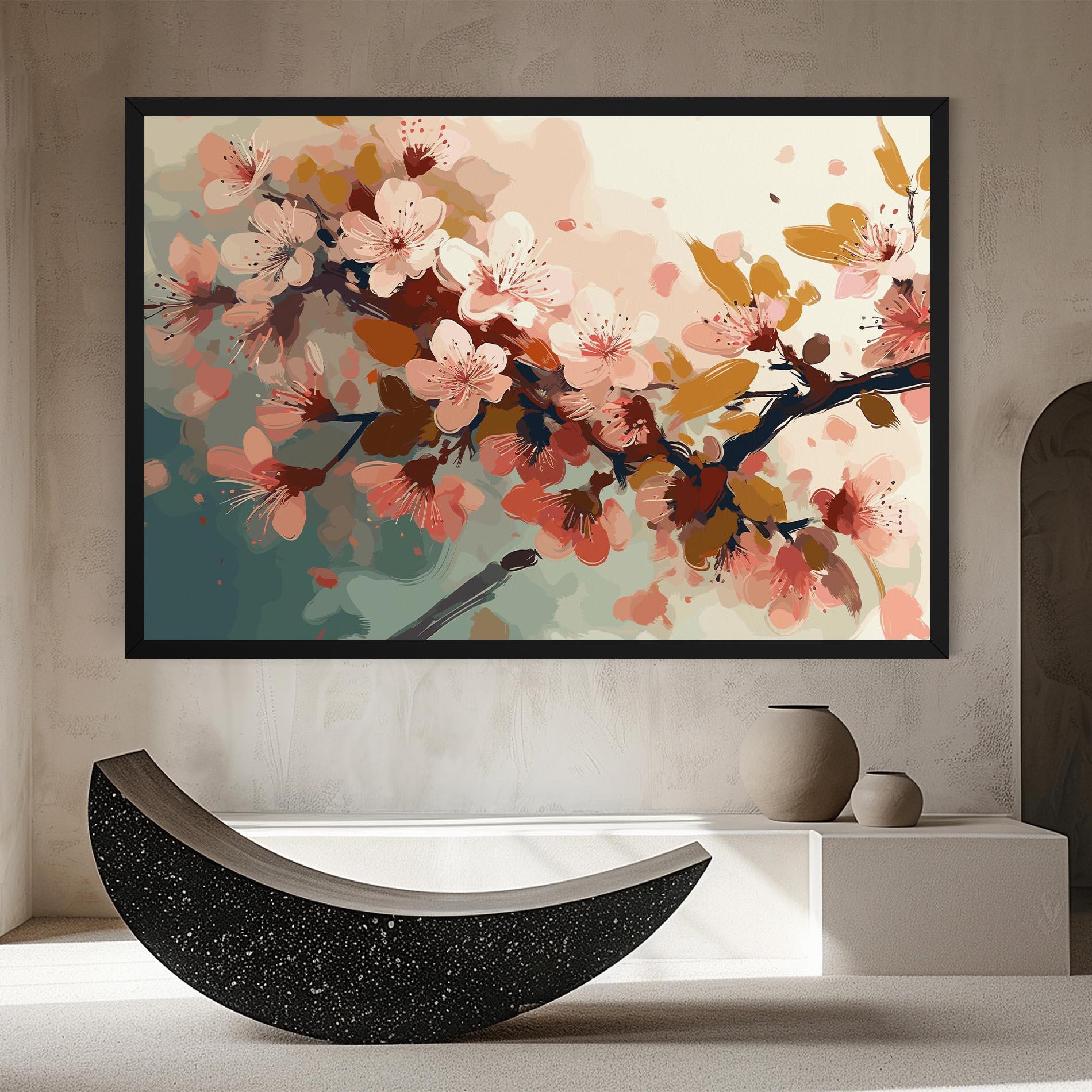 Vászonkép Cute Spring Flower mockup 8