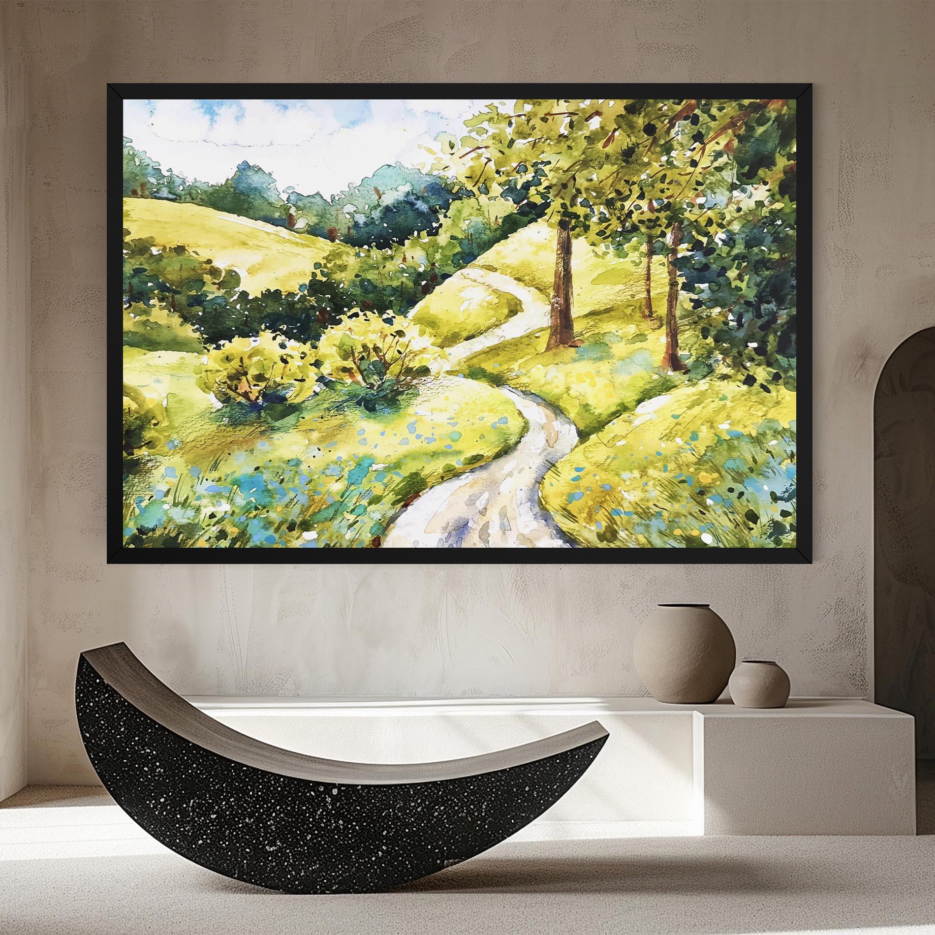 Vászonkép Fresh Spring View mockup 8