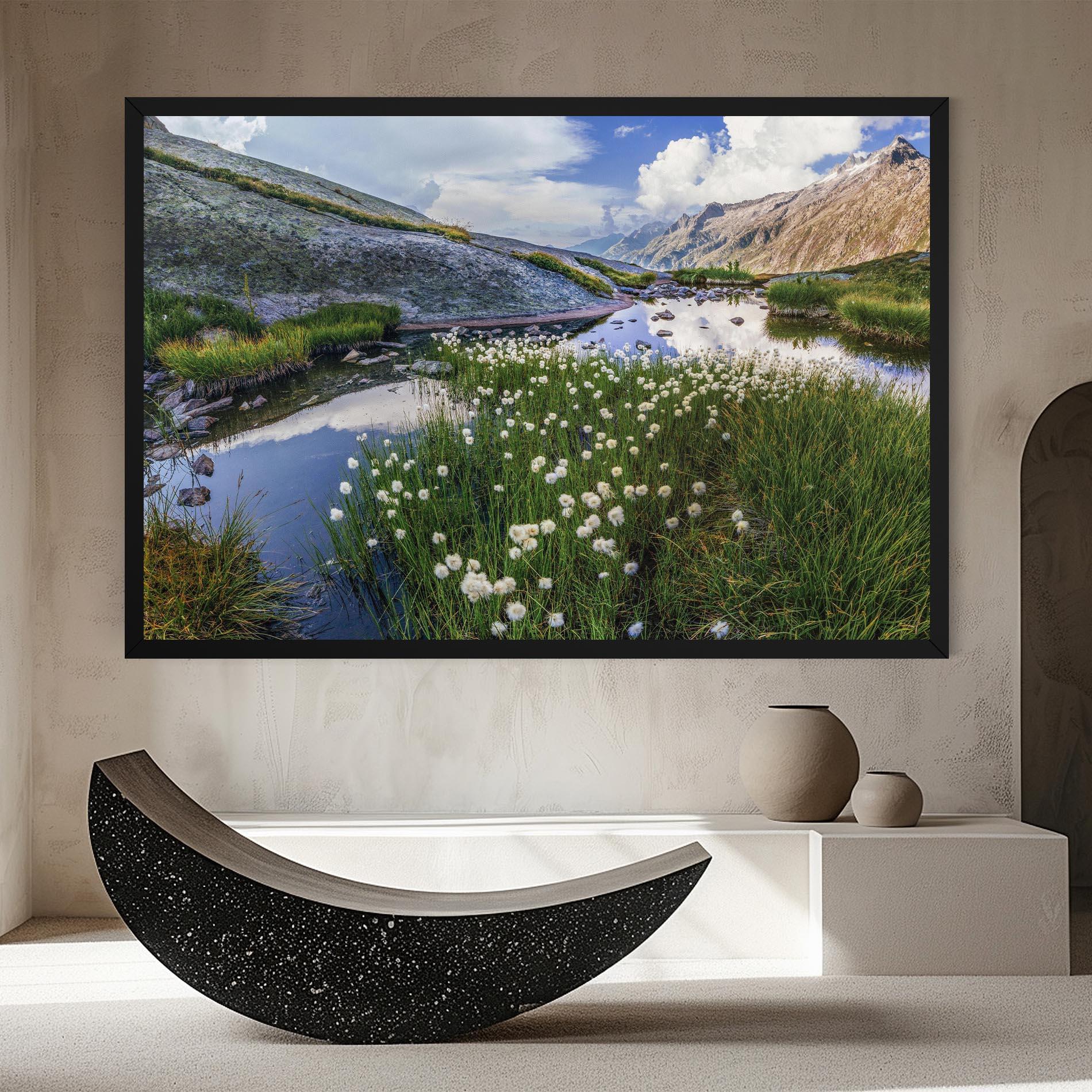 Vászonkép Lake Spring View mockup 8