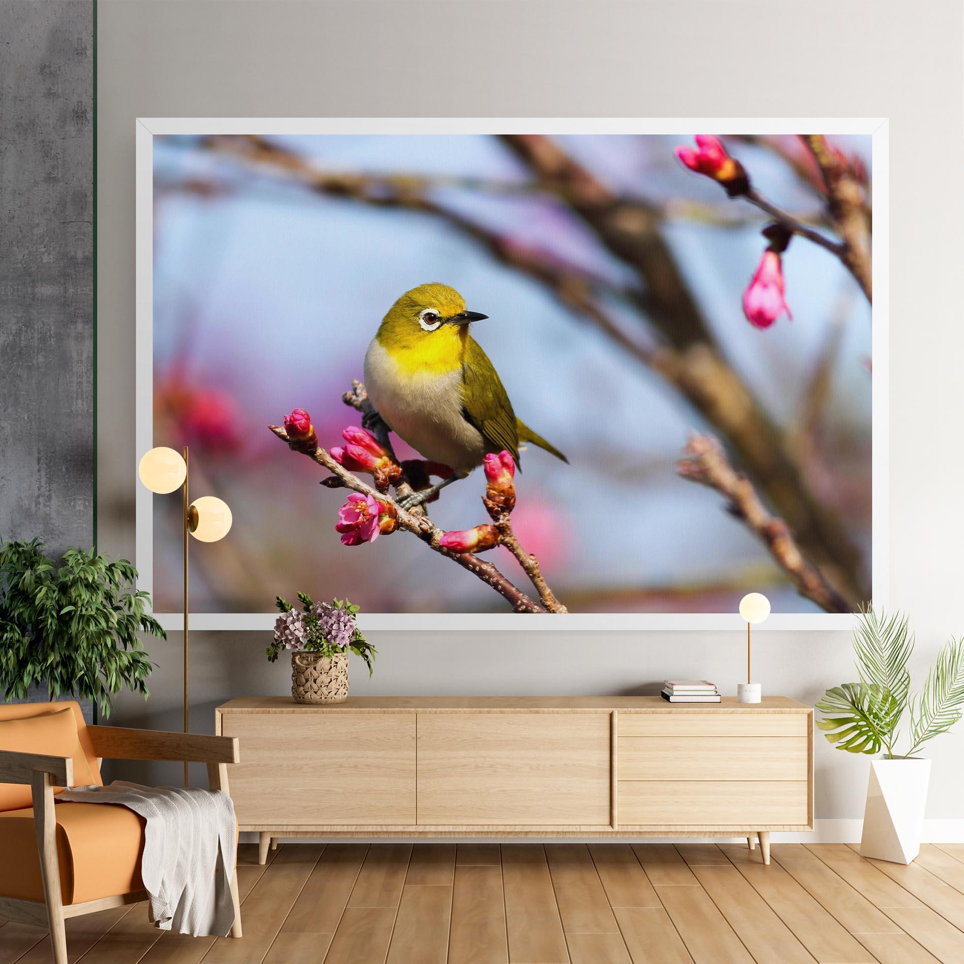 Vászonkép Cute Pink Flower Buds mockup 9