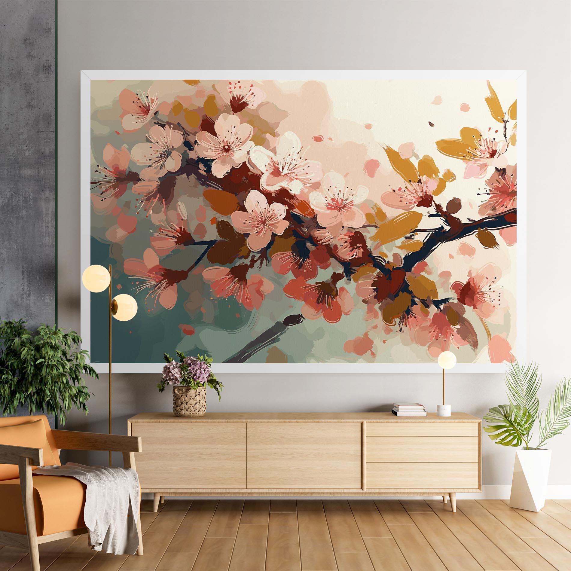 Vászonkép Cute Spring Flower mockup 9