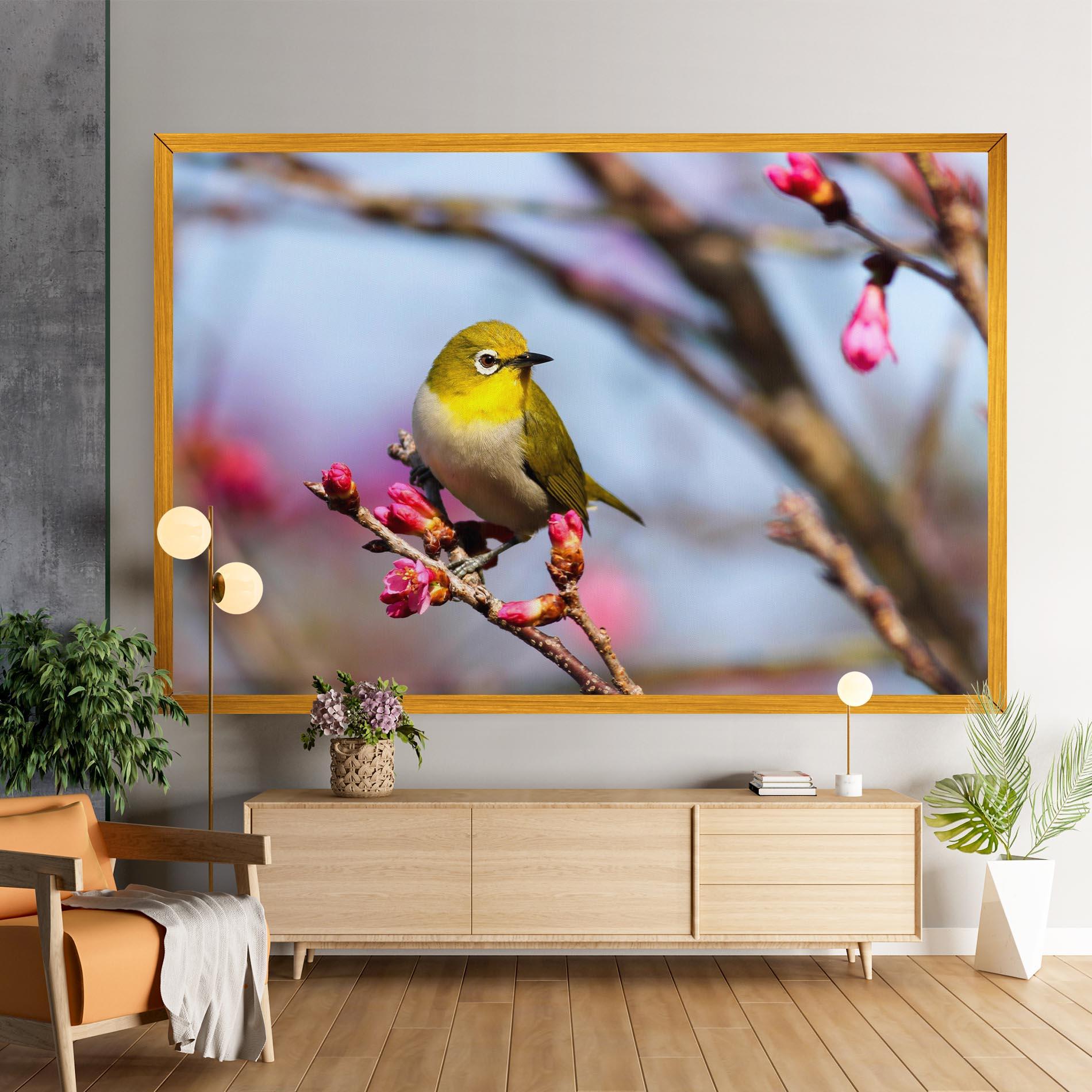 Vászonkép Cute Pink Flower Buds mockup 9