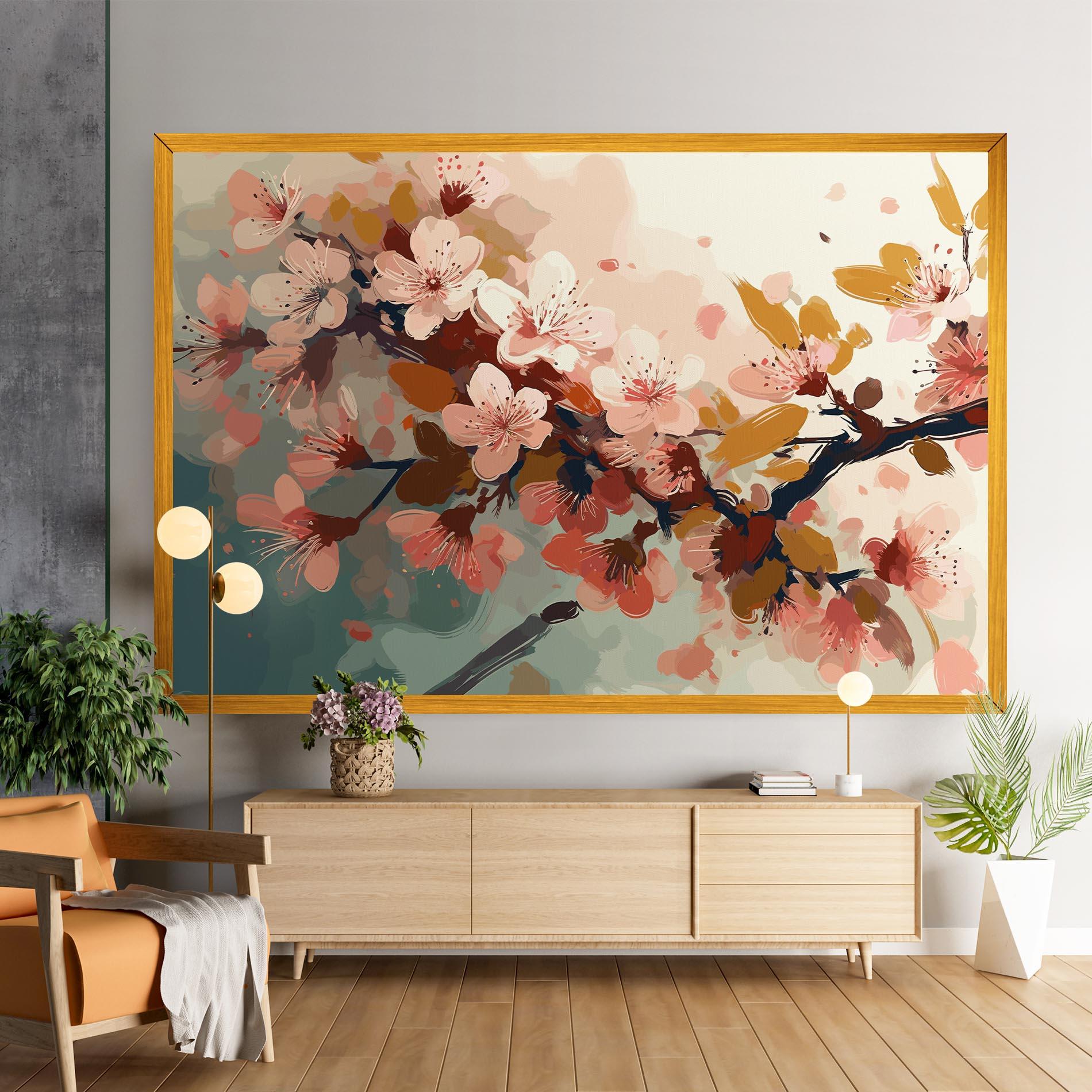 Vászonkép Cute Spring Flower mockup 9