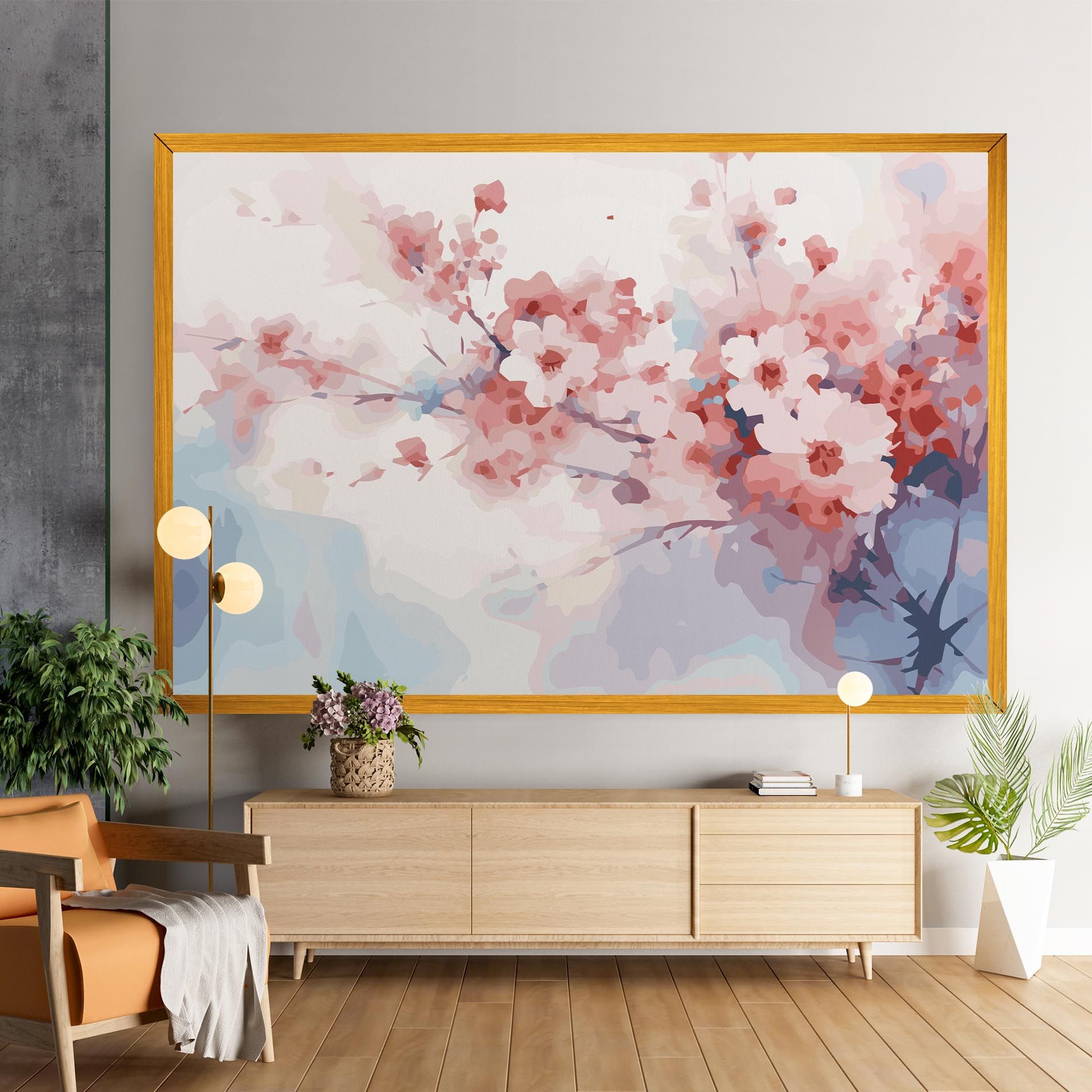 Pastel Spring Flowers mockup 9