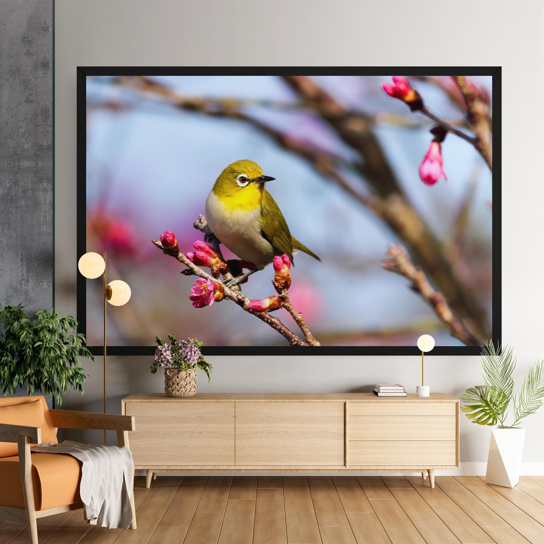 Vászonkép Cute Pink Flower Buds mockup 9