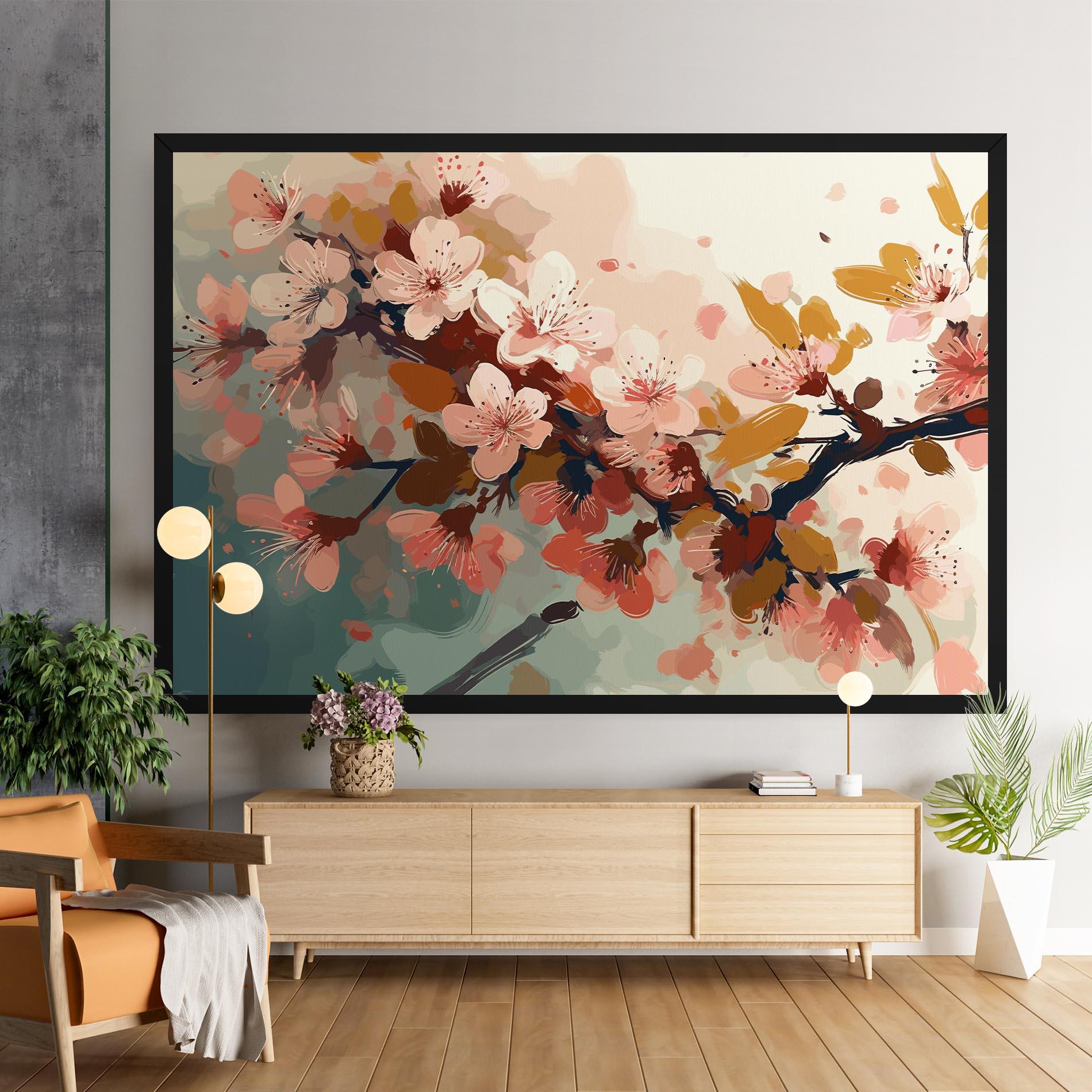 Vászonkép Cute Spring Flower mockup 9