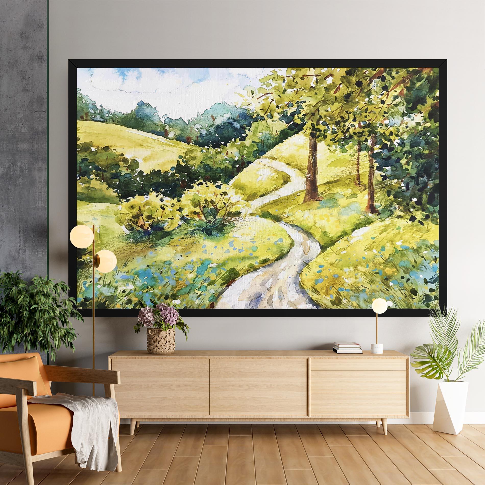 Vászonkép Fresh Spring View mockup 9