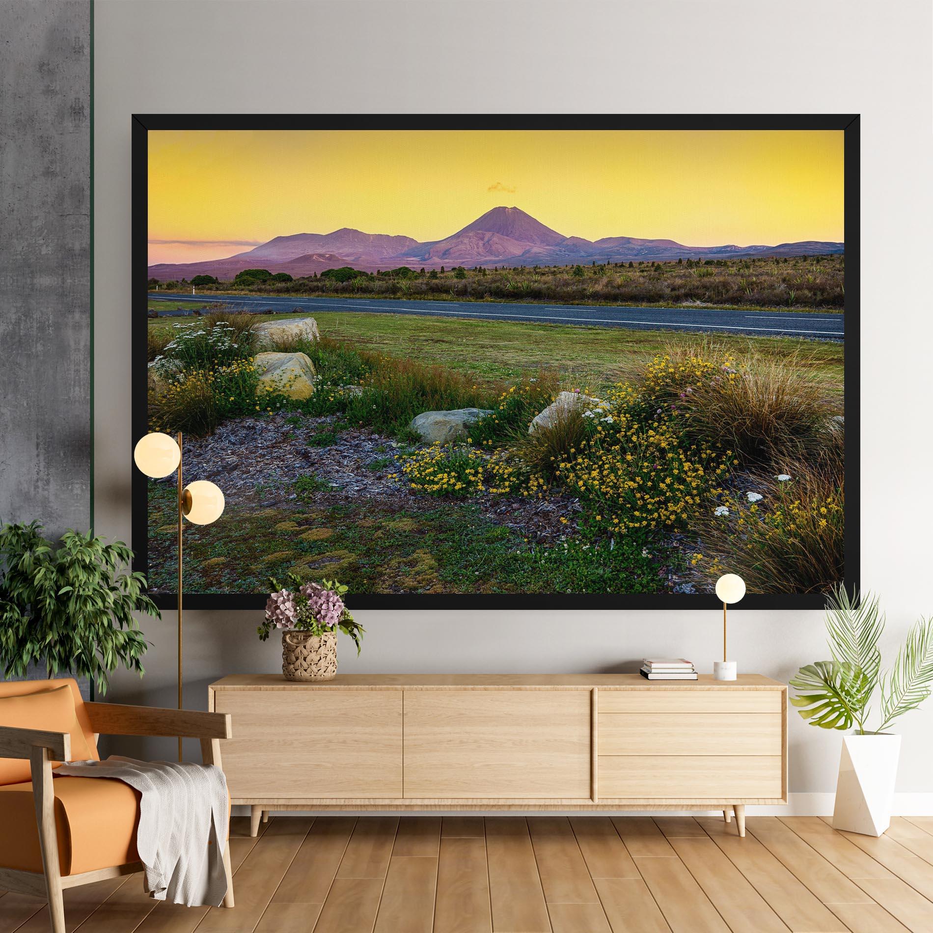 Vászonkép Yellow Sky mockup 9