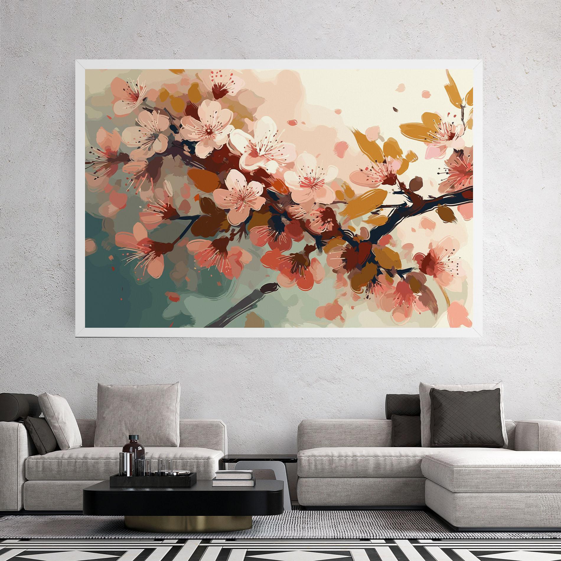 Vászonkép Cute Spring Flower mockup 2