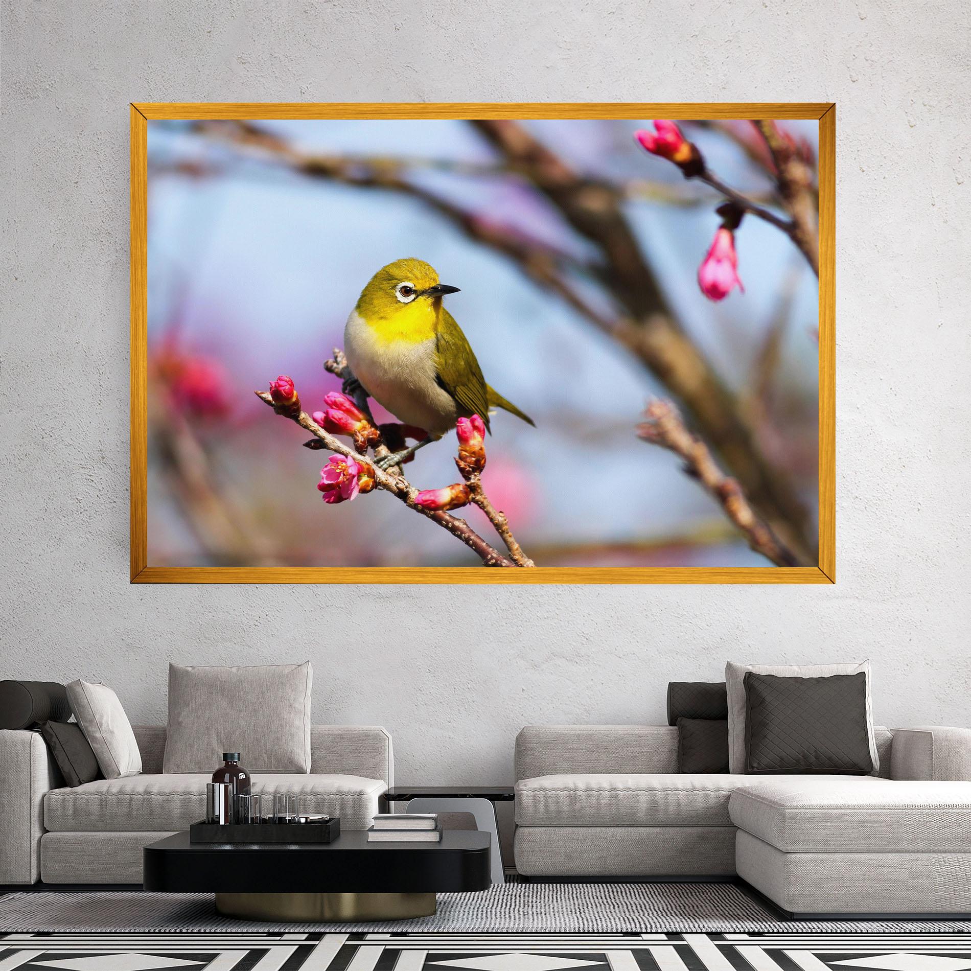 Vászonkép Cute Pink Flower Buds mockup 2