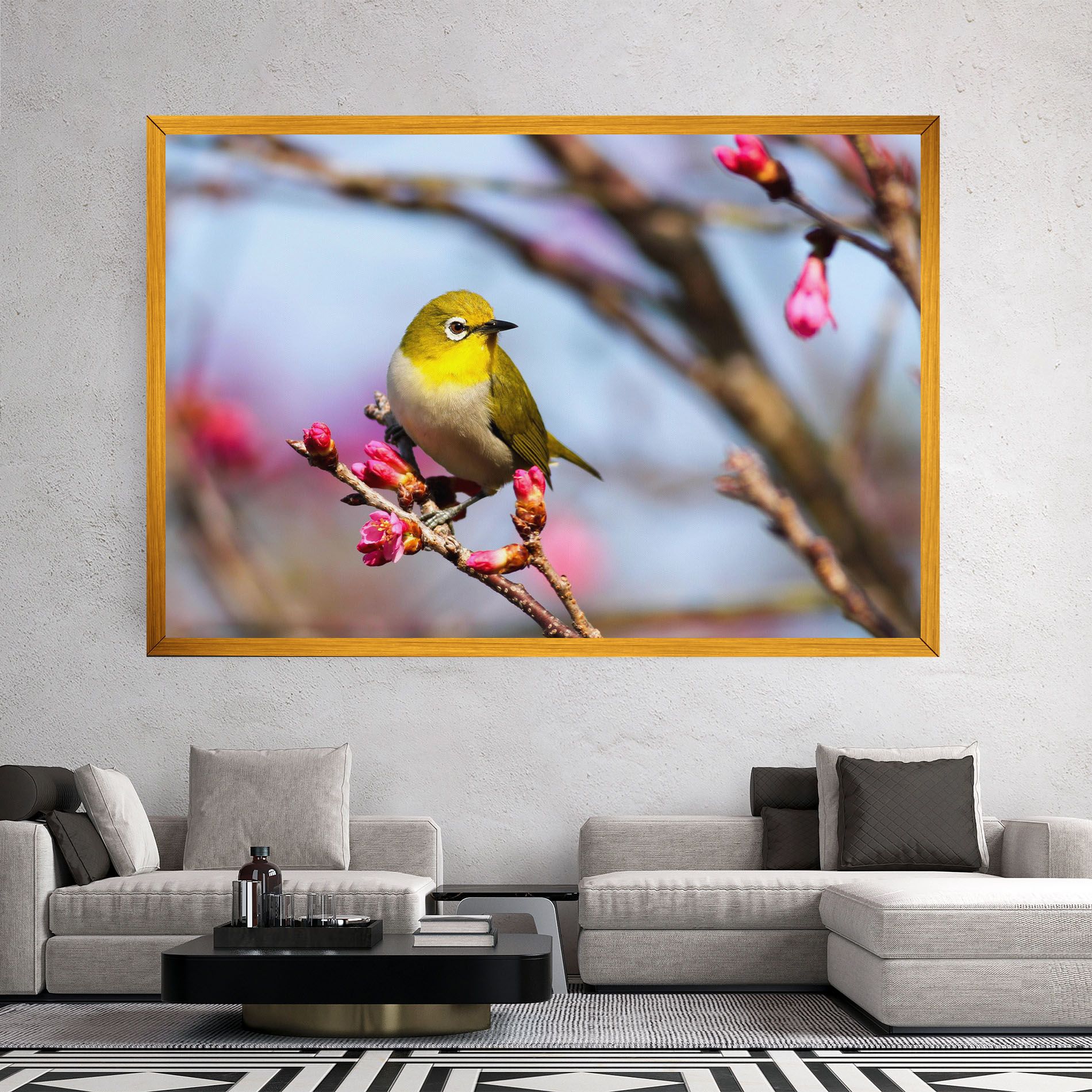 Cute Pink Flower Buds mockup 2