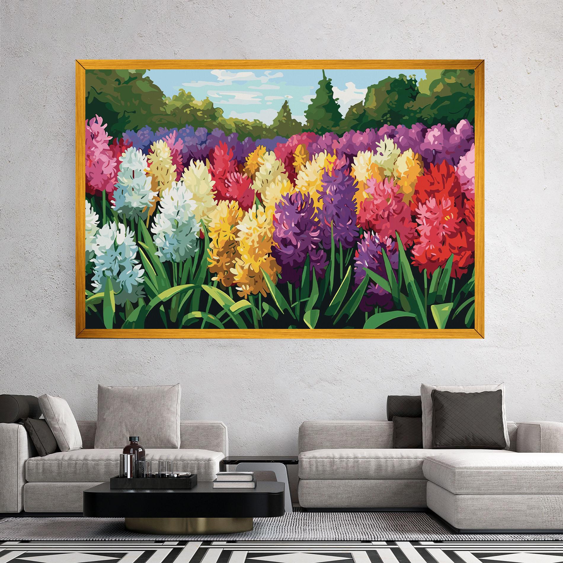 Vászonkép Pretty Colorful Spring mockup 2