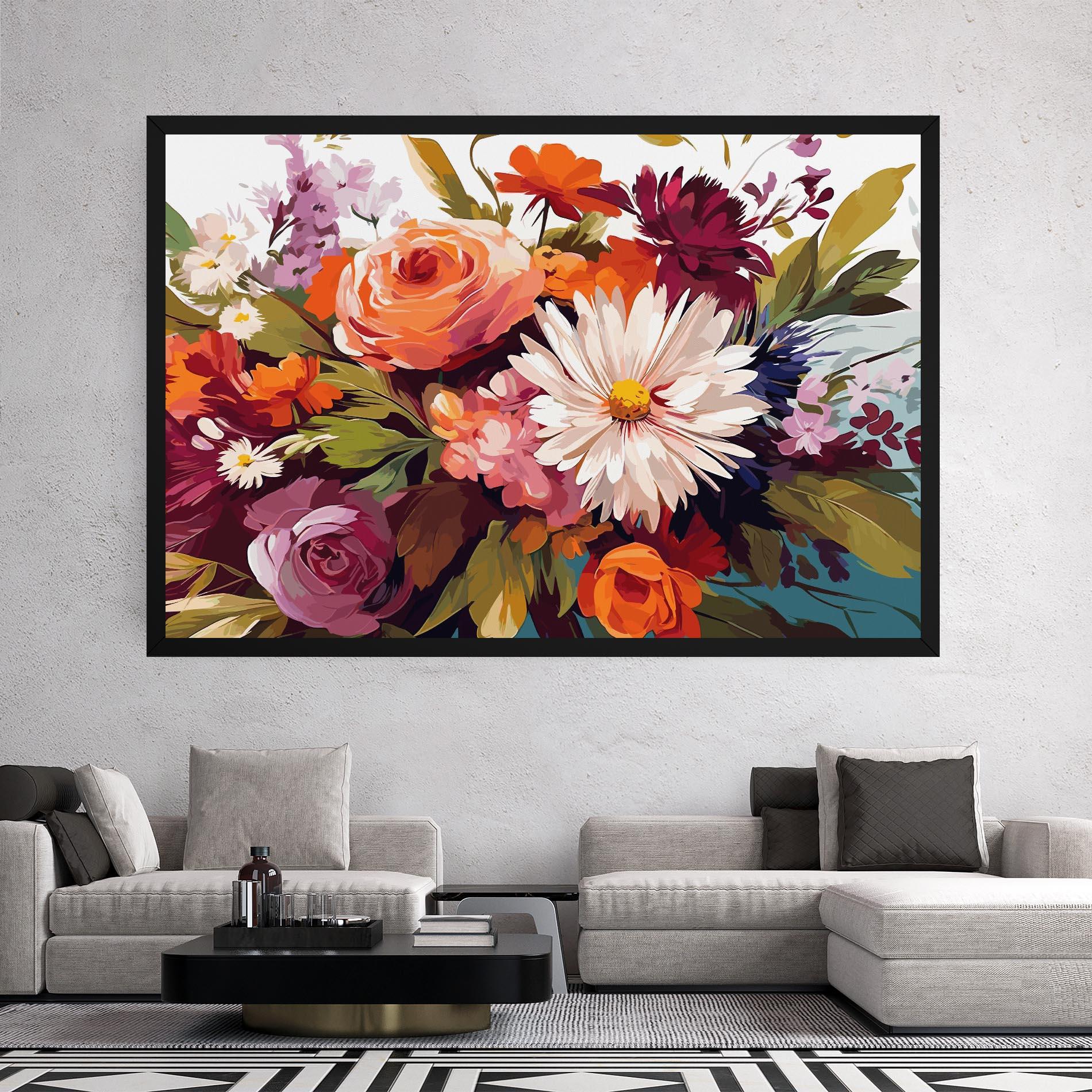 Vászonkép Cream Orange Spring mockup 2