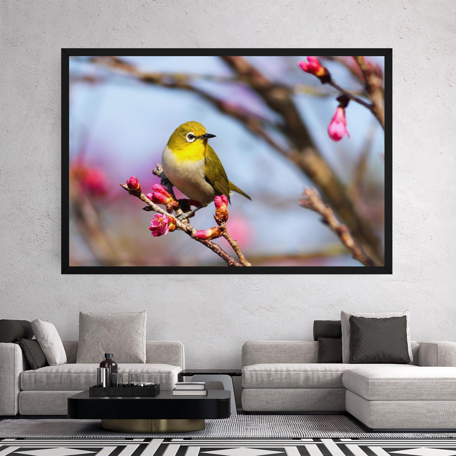 Vászonkép Cute Pink Flower Buds mockup 2