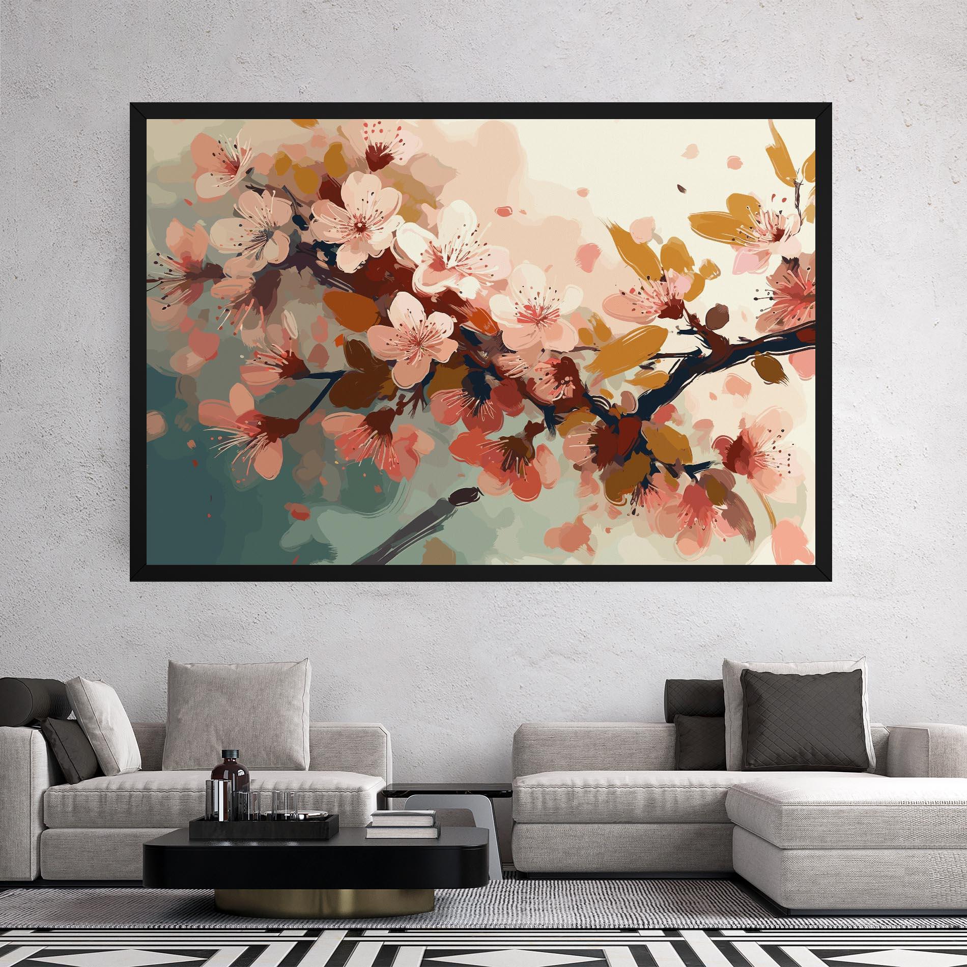 Vászonkép Cute Spring Flower mockup 2