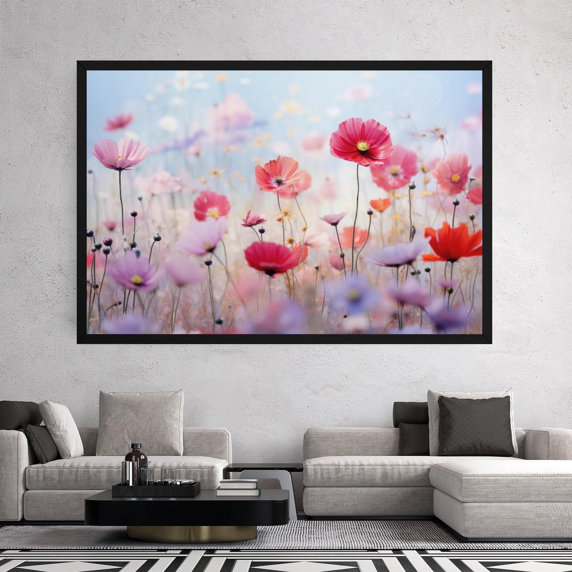 Dreamy Sprig Pink Flower mockup 2