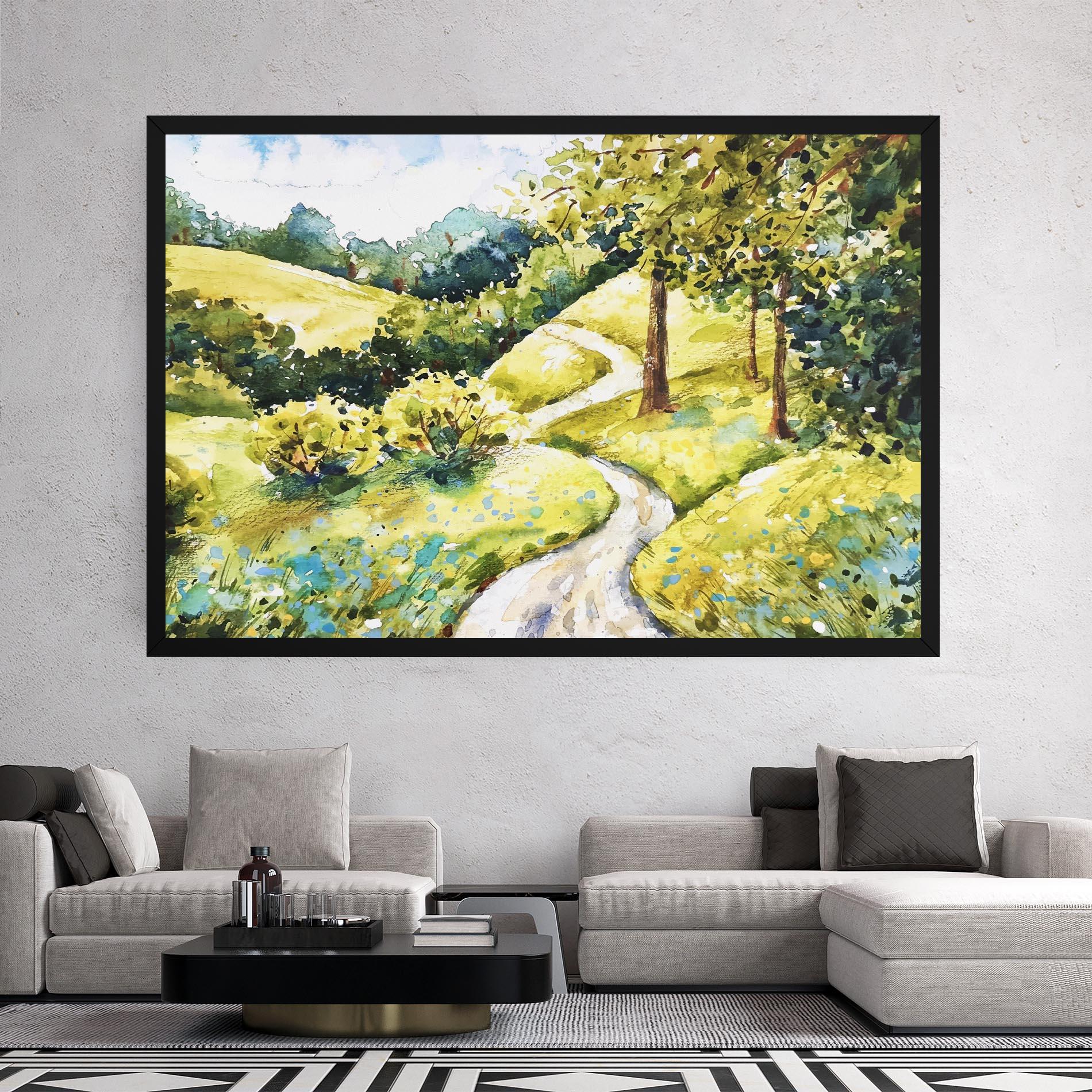 Vászonkép Fresh Spring View mockup 2