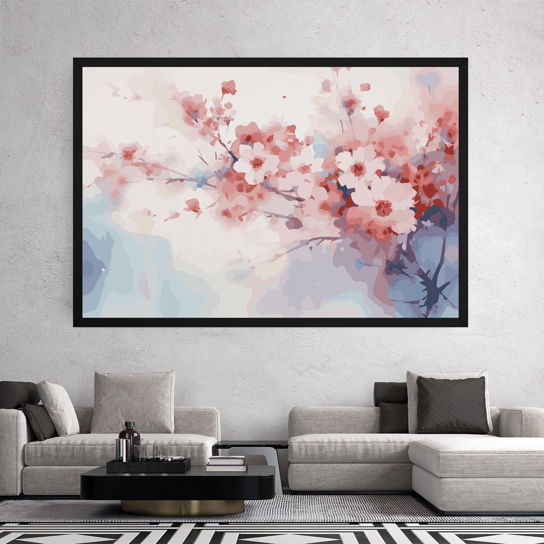 Pastel Spring Flowers mockup 2