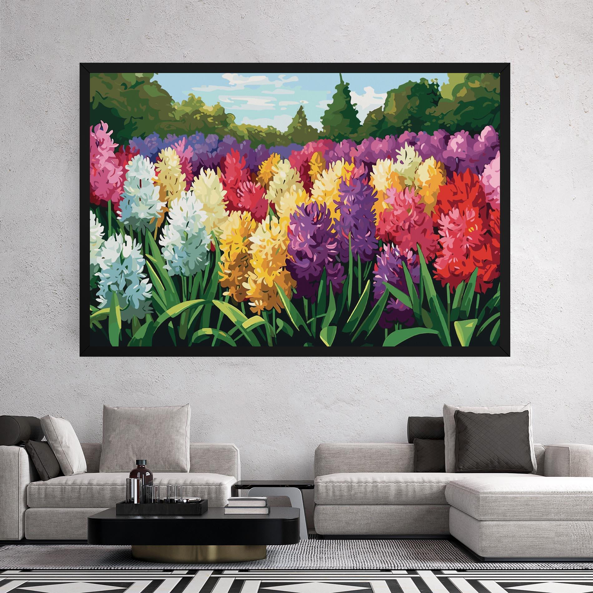 Vászonkép Pretty Colorful Spring mockup 2