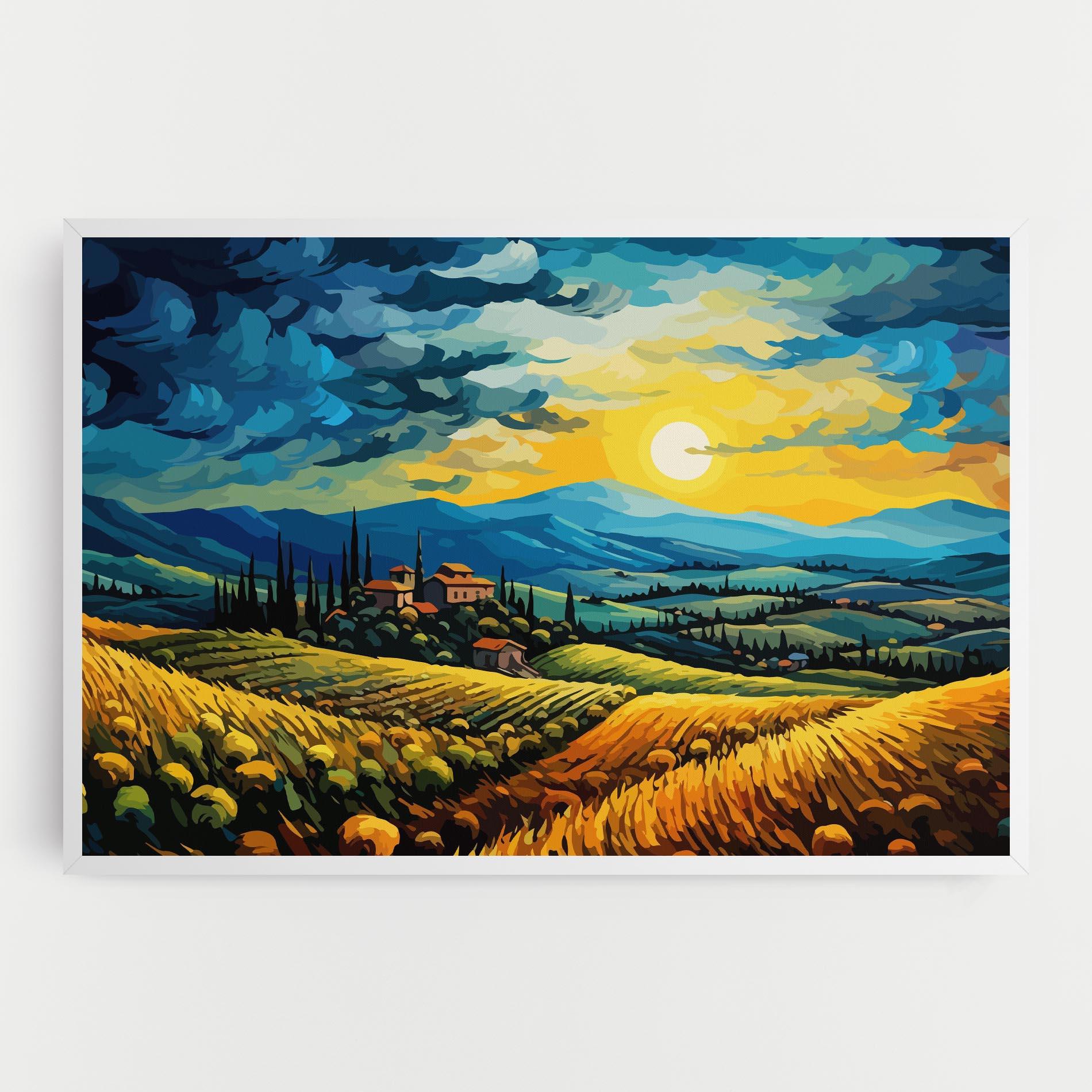 Vászonkép Rural Fantasy View mockup 0