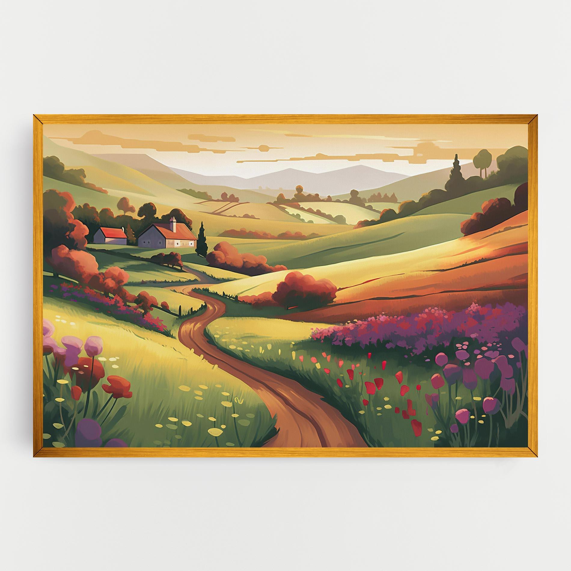 Vászonkép Countryside Charm mockup 0