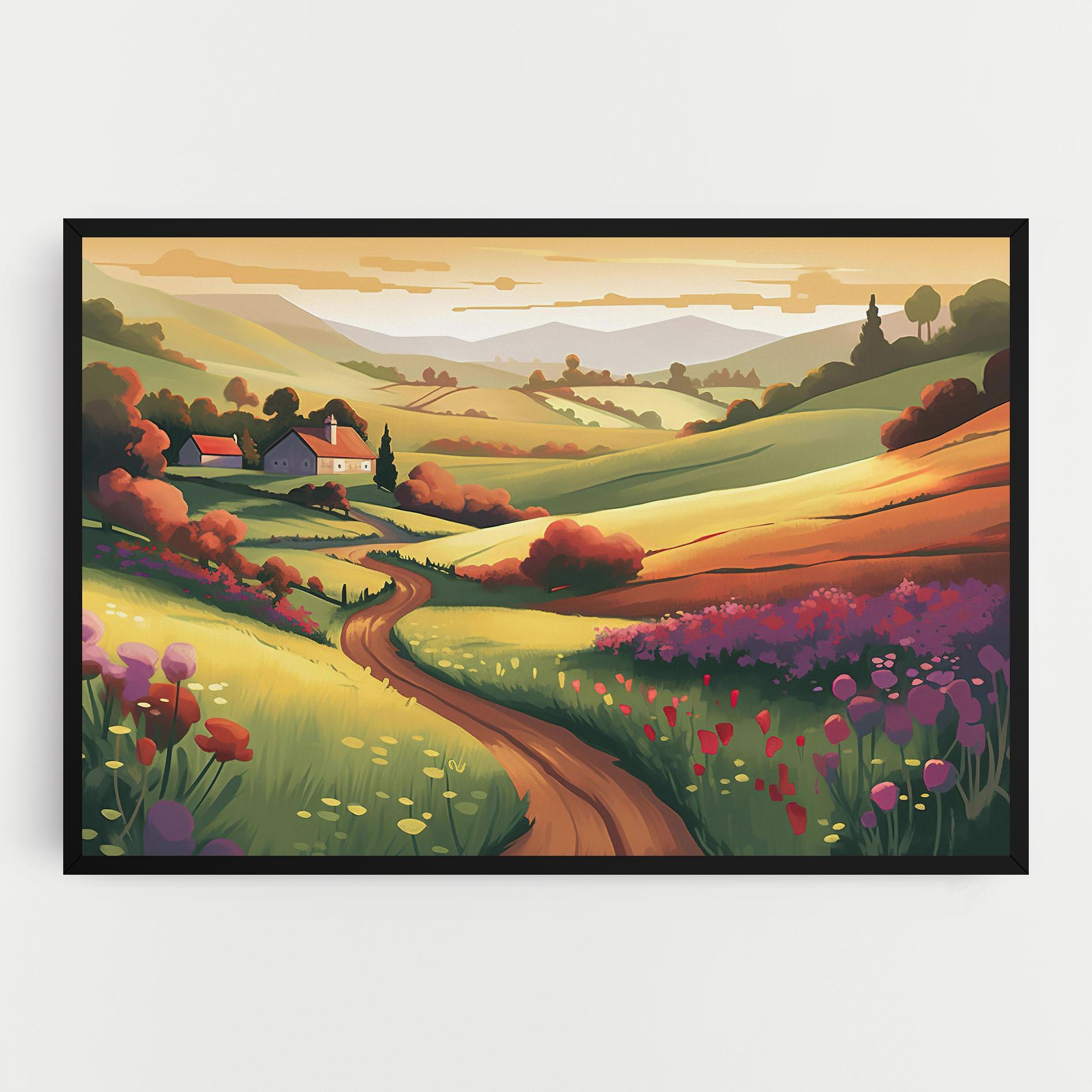 Vászonkép Countryside Charm mockup 0