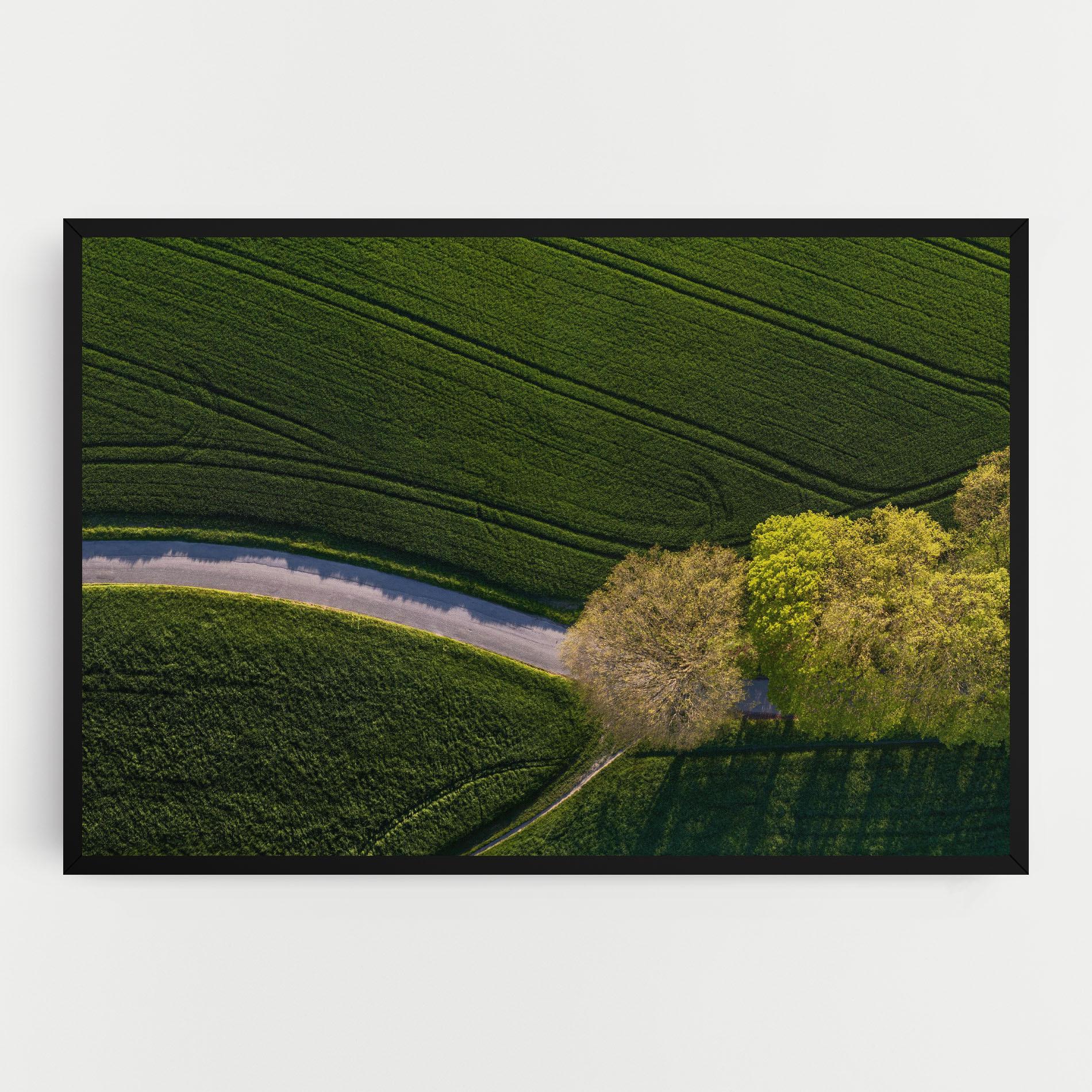 Vászonkép Green Road mockup 0