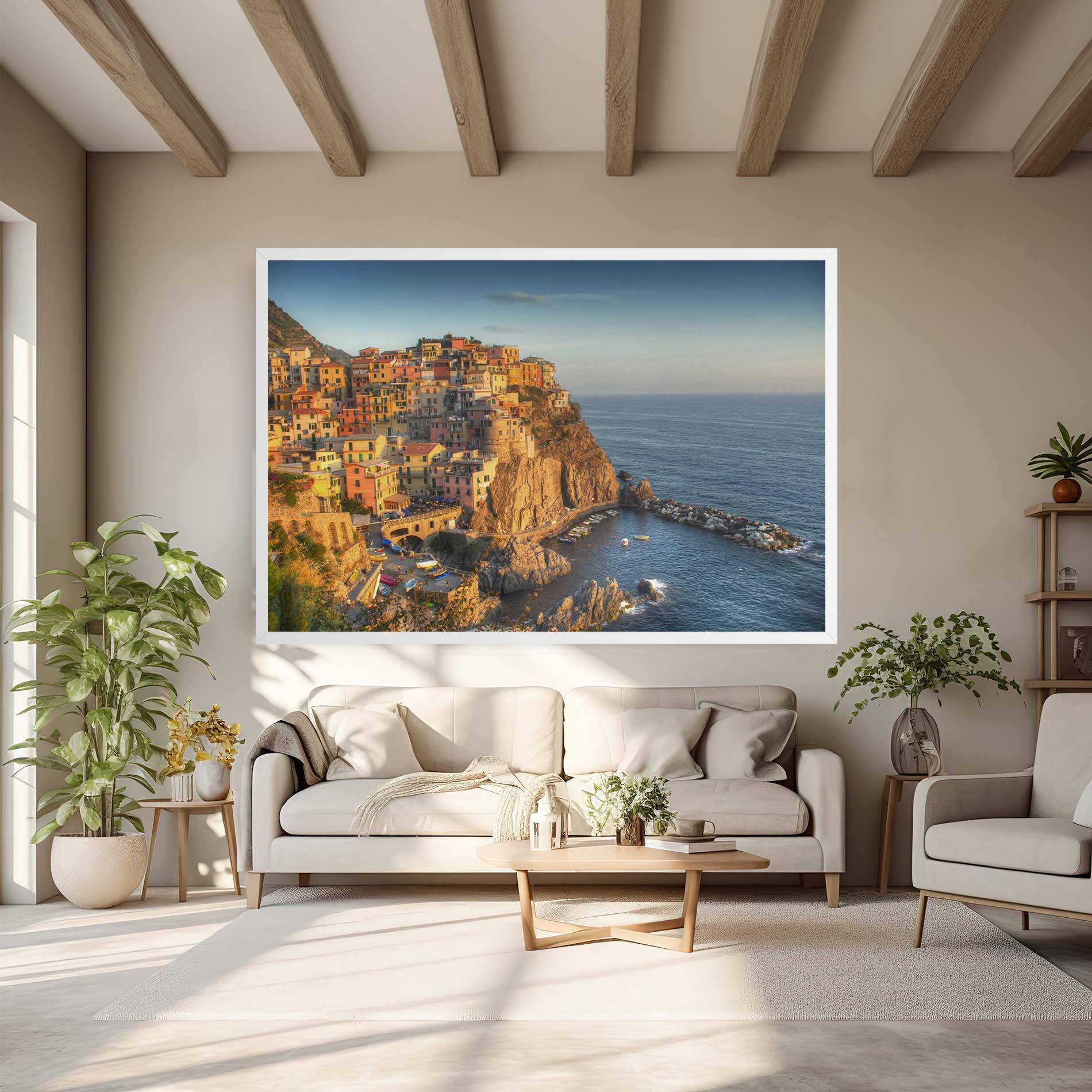 Vászonkép Cinque Terrre mockup 6