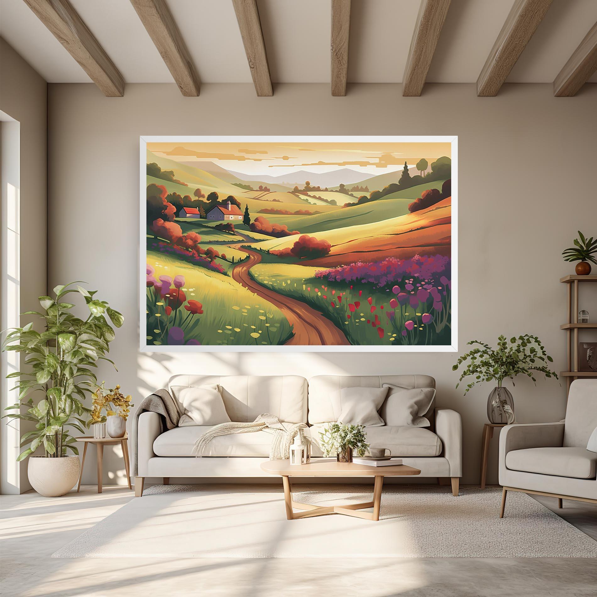 Vászonkép Countryside Charm mockup 6