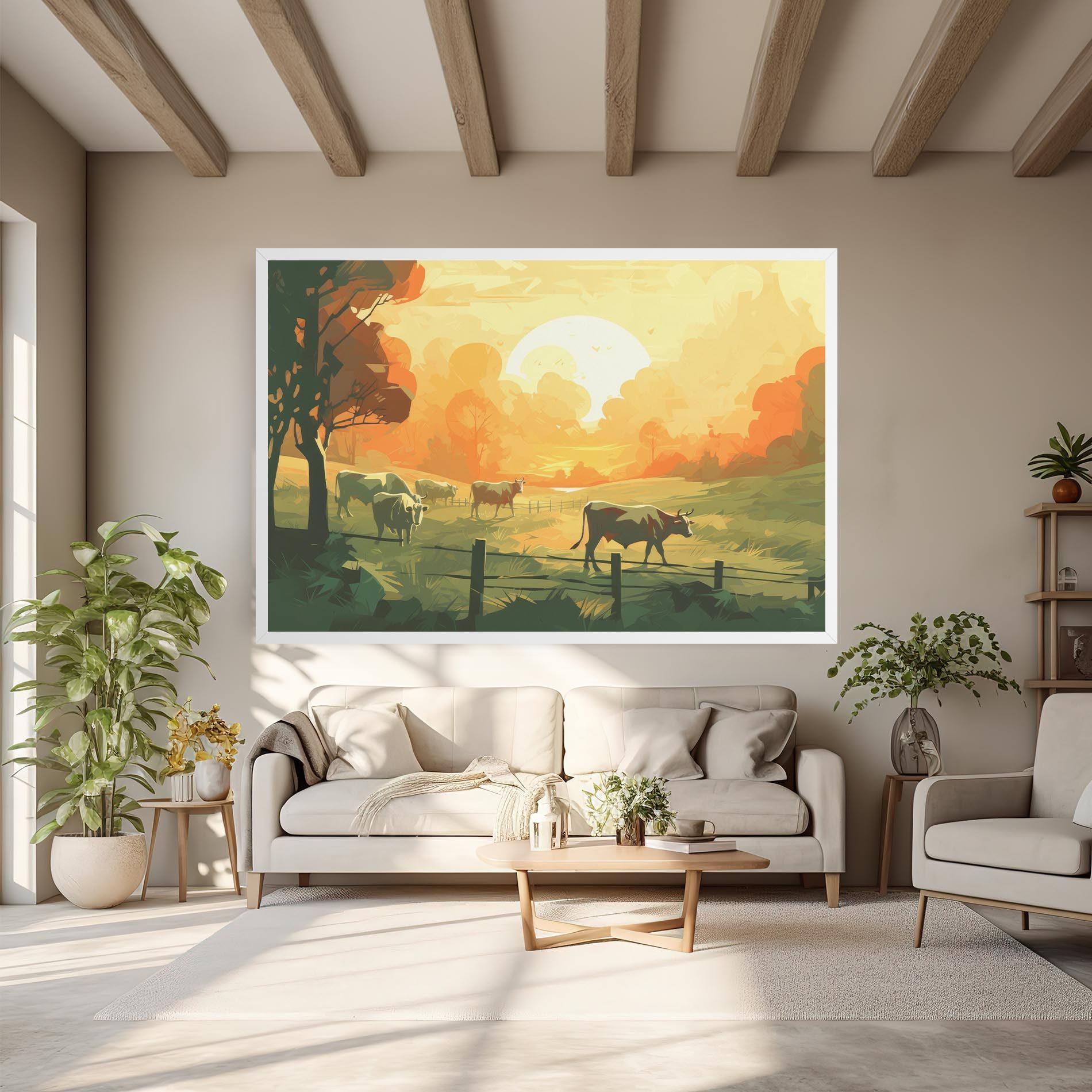 Cows Grazing mockup 6