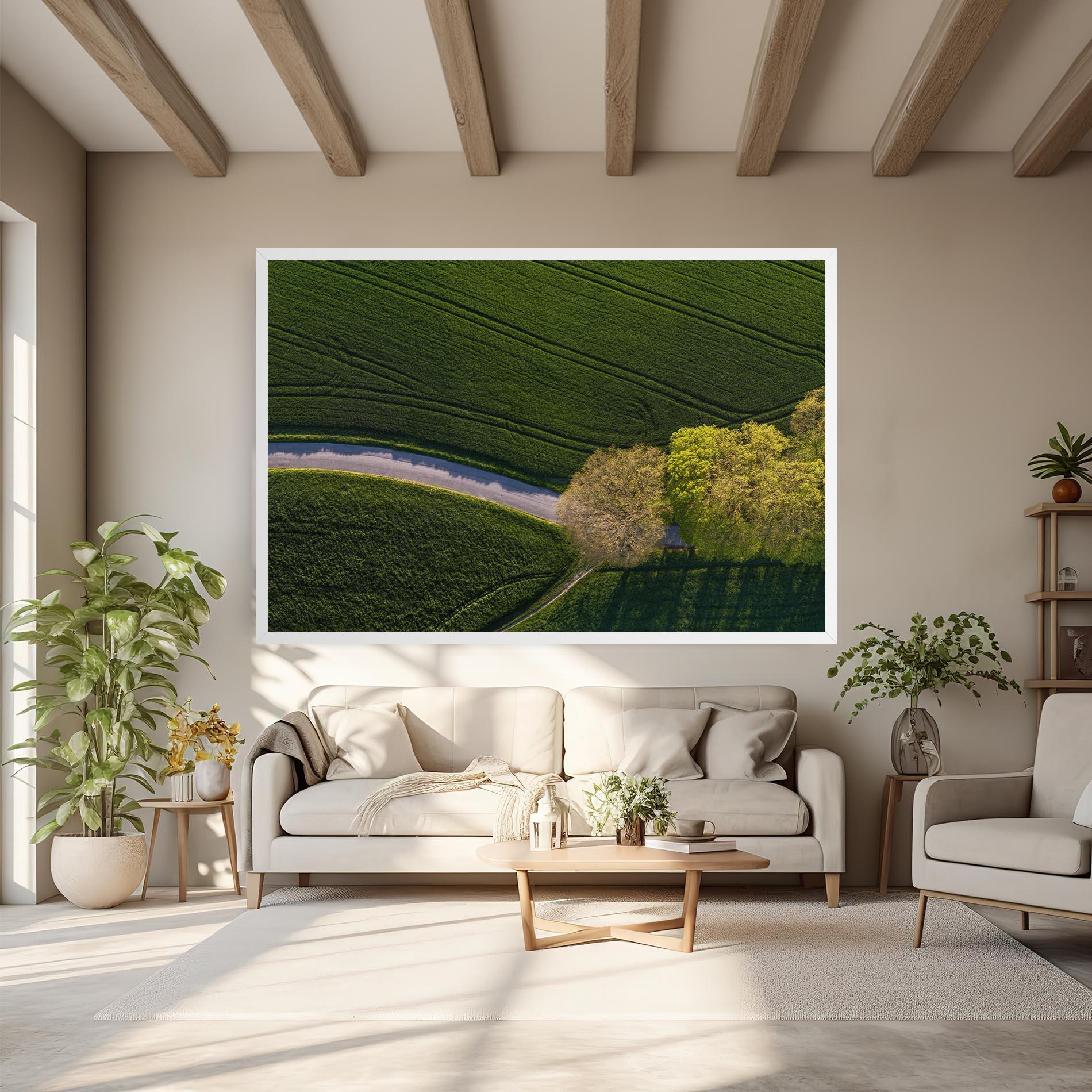 Vászonkép Green Road mockup 6