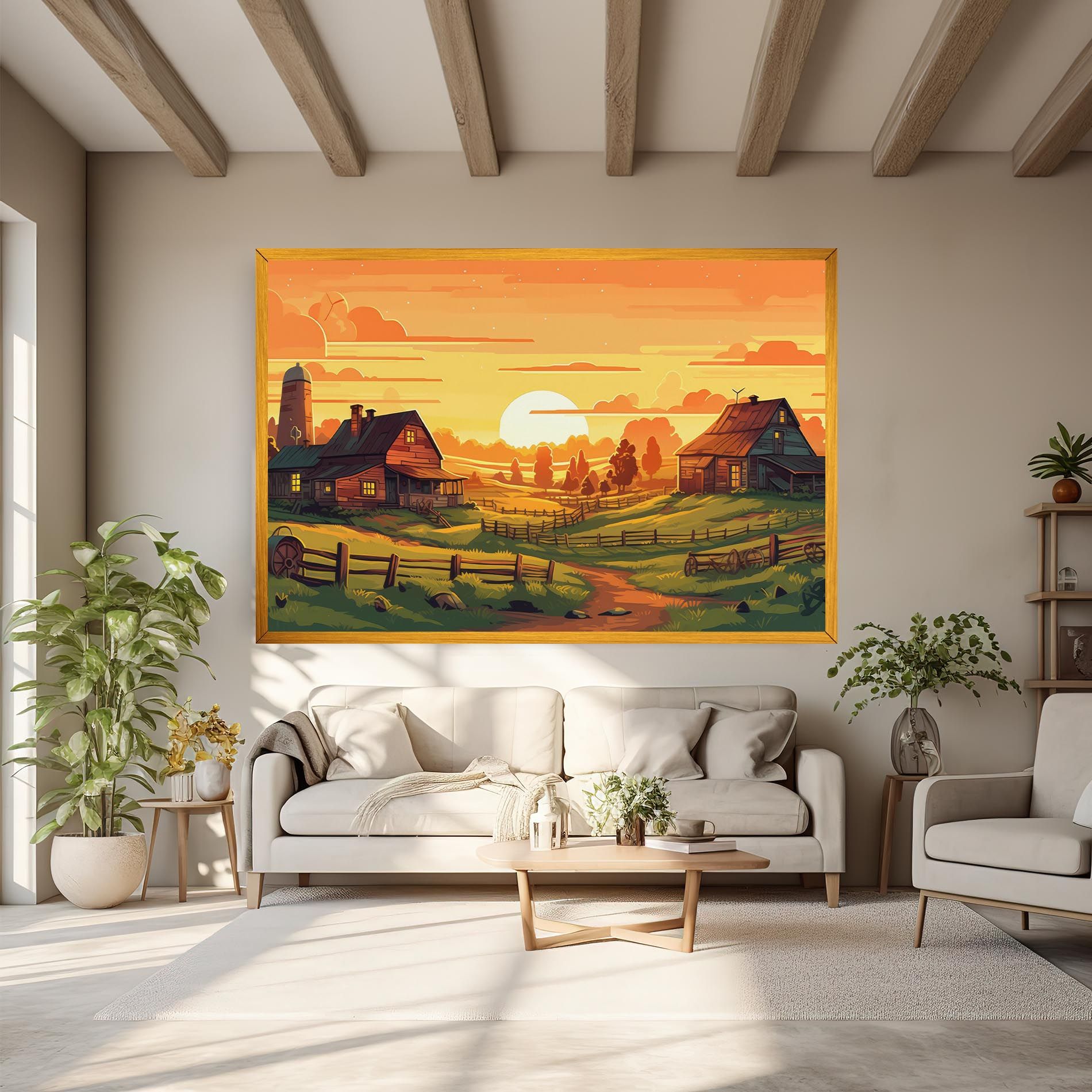 Farmhouse Sunlight mockup 6