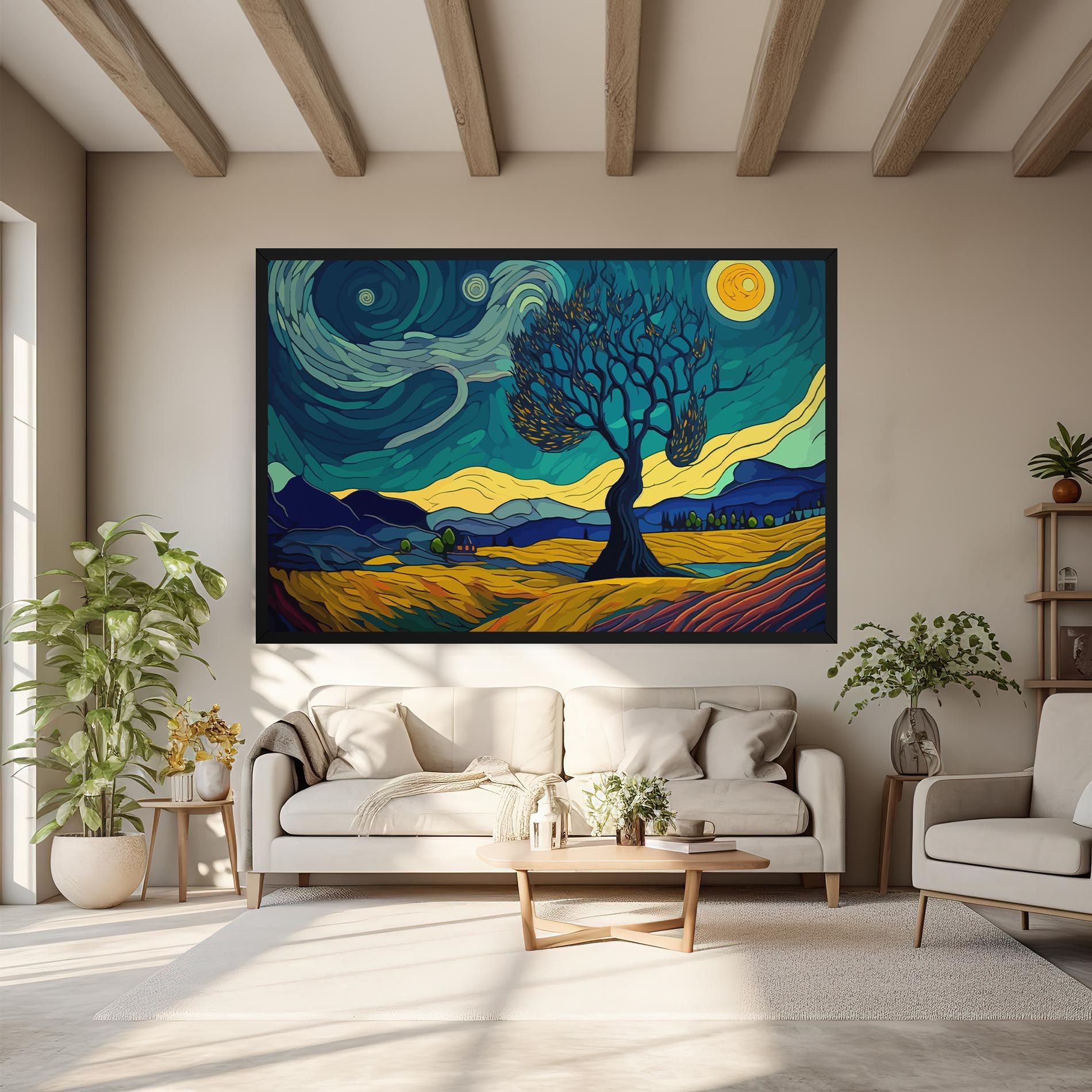 Abstract Rural Art mockup 6