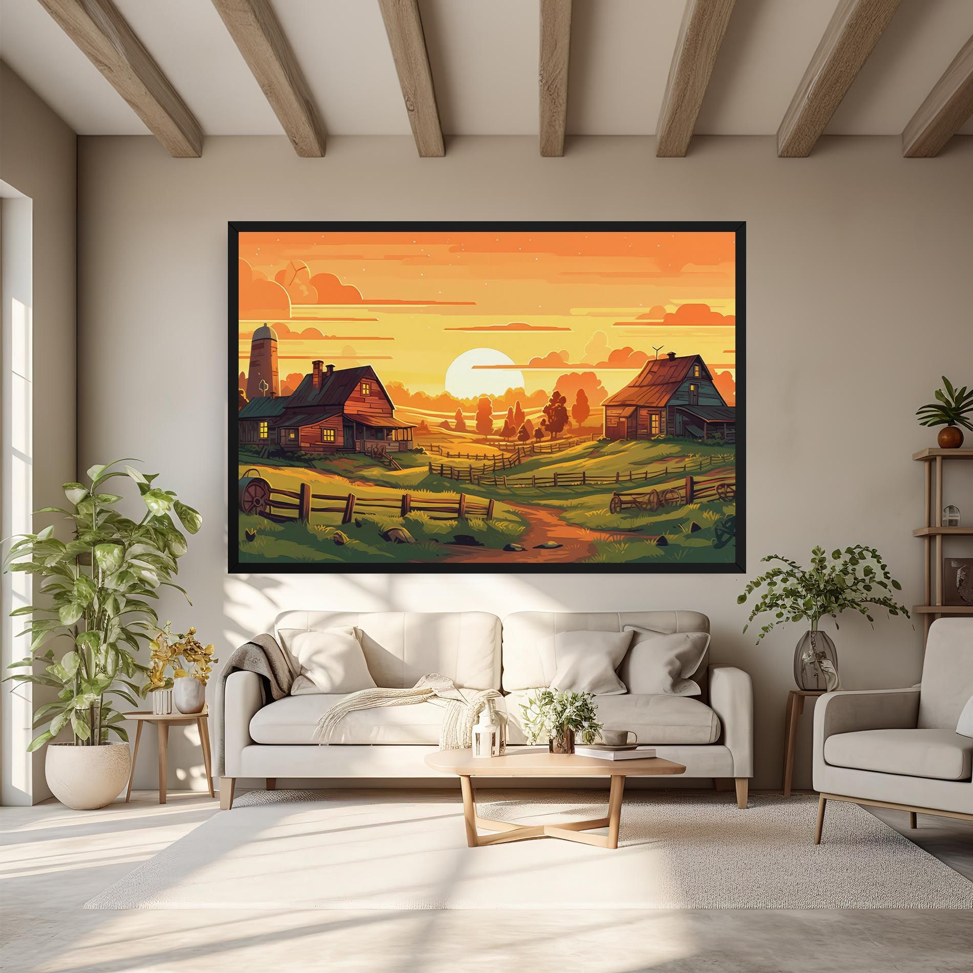 Farmhouse Sunlight mockup 6
