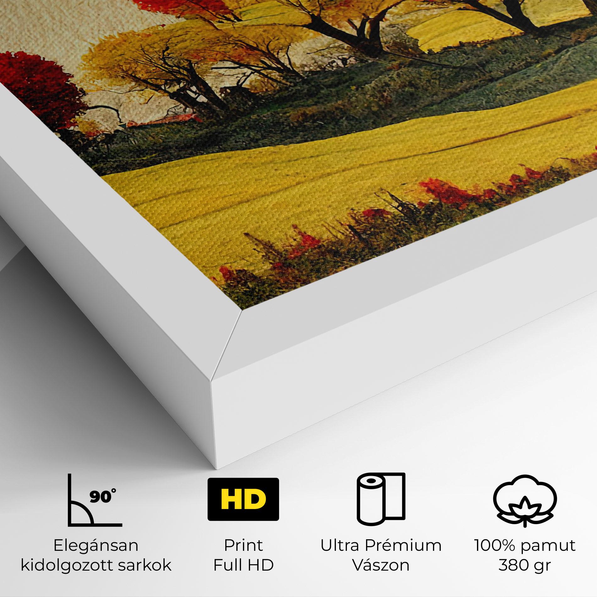 Vászonkép Autumn Paper Style mockup 4