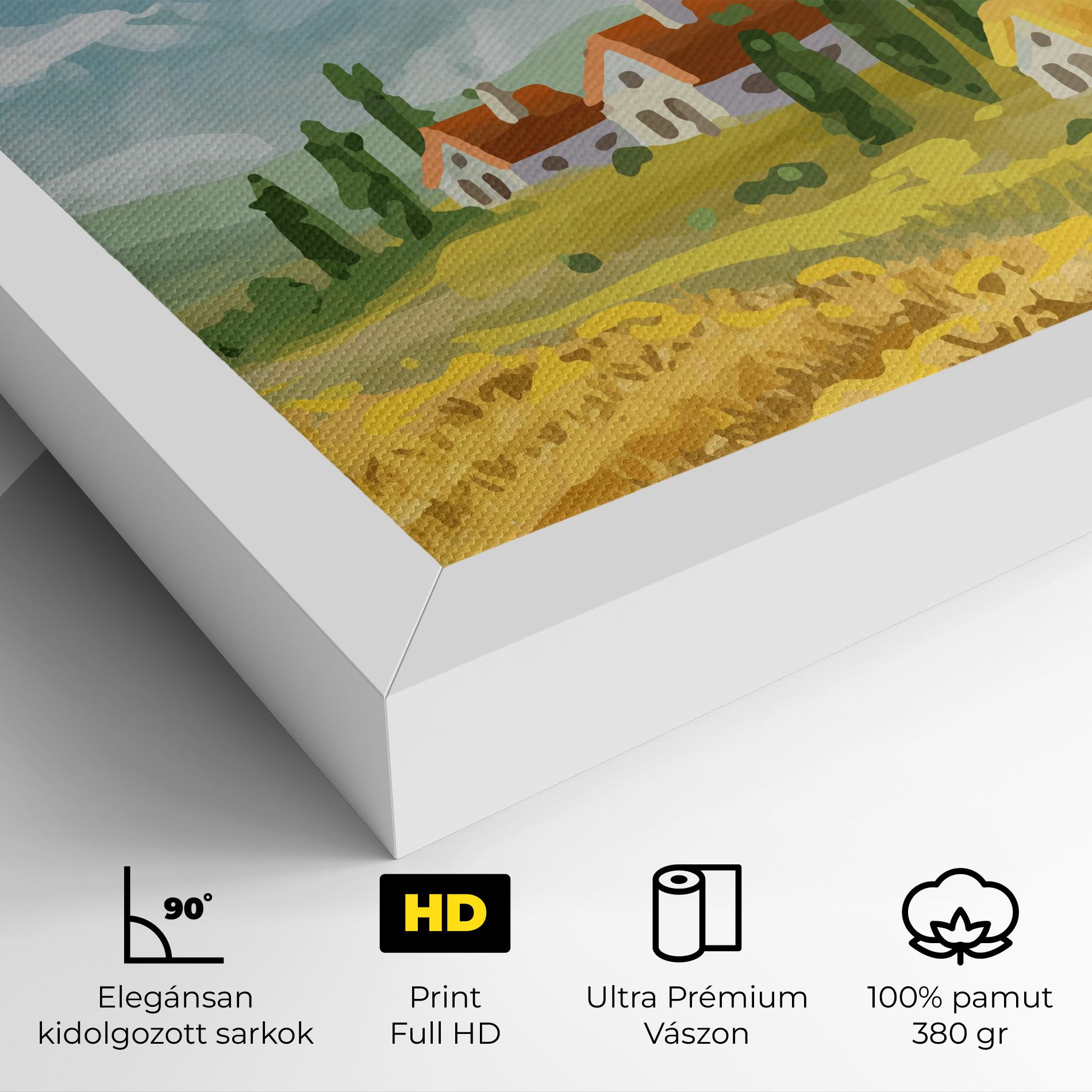 Orange Yellow House mockup 4