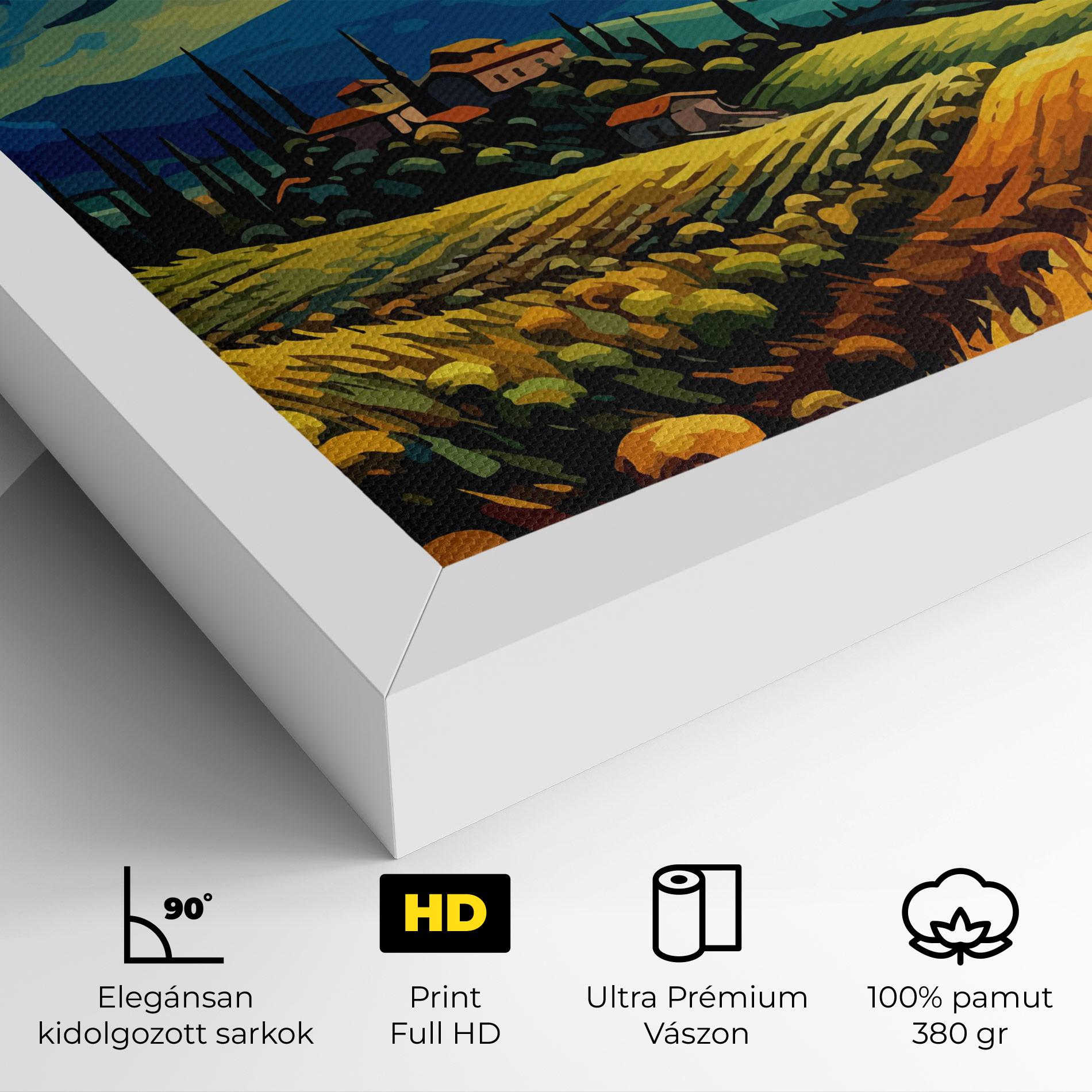 Vászonkép Rural Fantasy View mockup 4