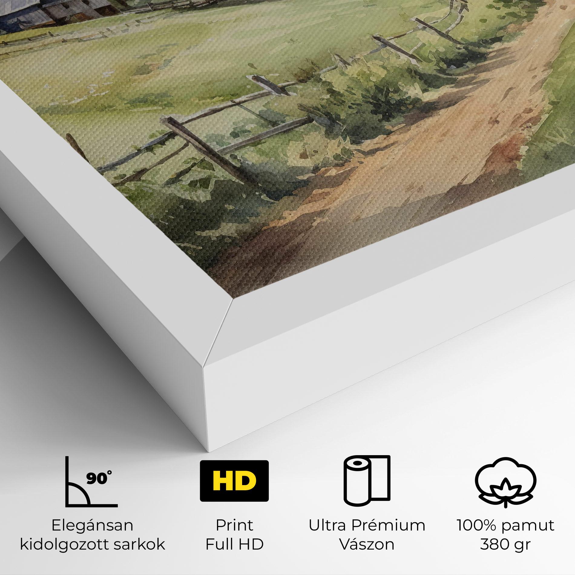 Vászonkép Rural Farm mockup 4
