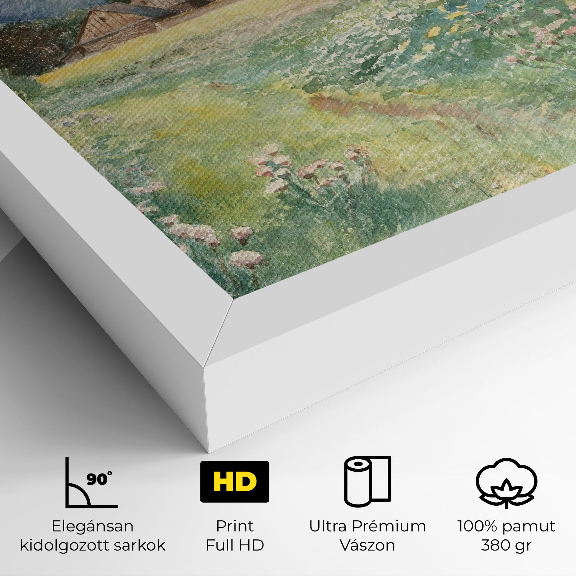 Vászonkép Rural Painting Art mockup 4
