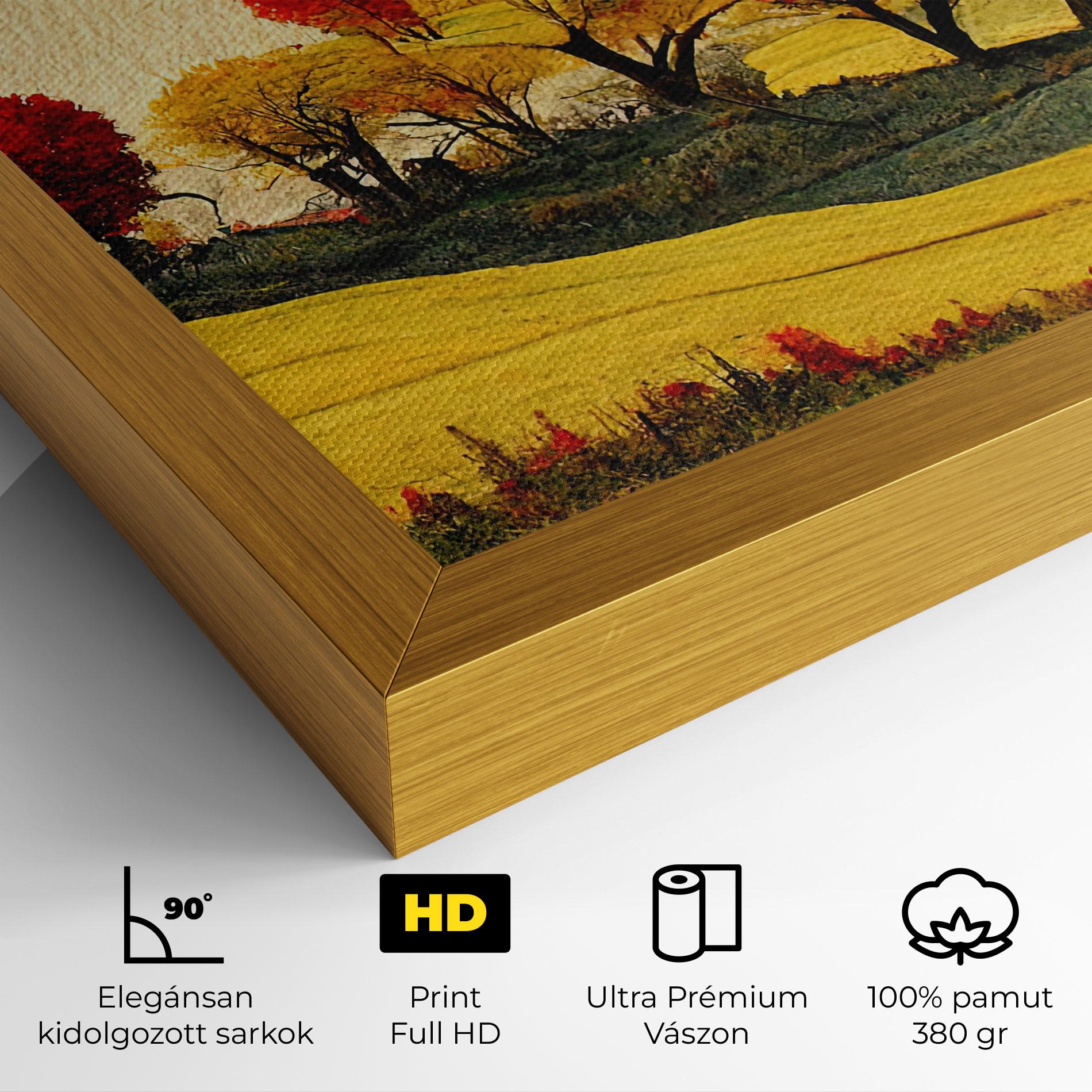 Vászonkép Autumn Paper Style mockup 4